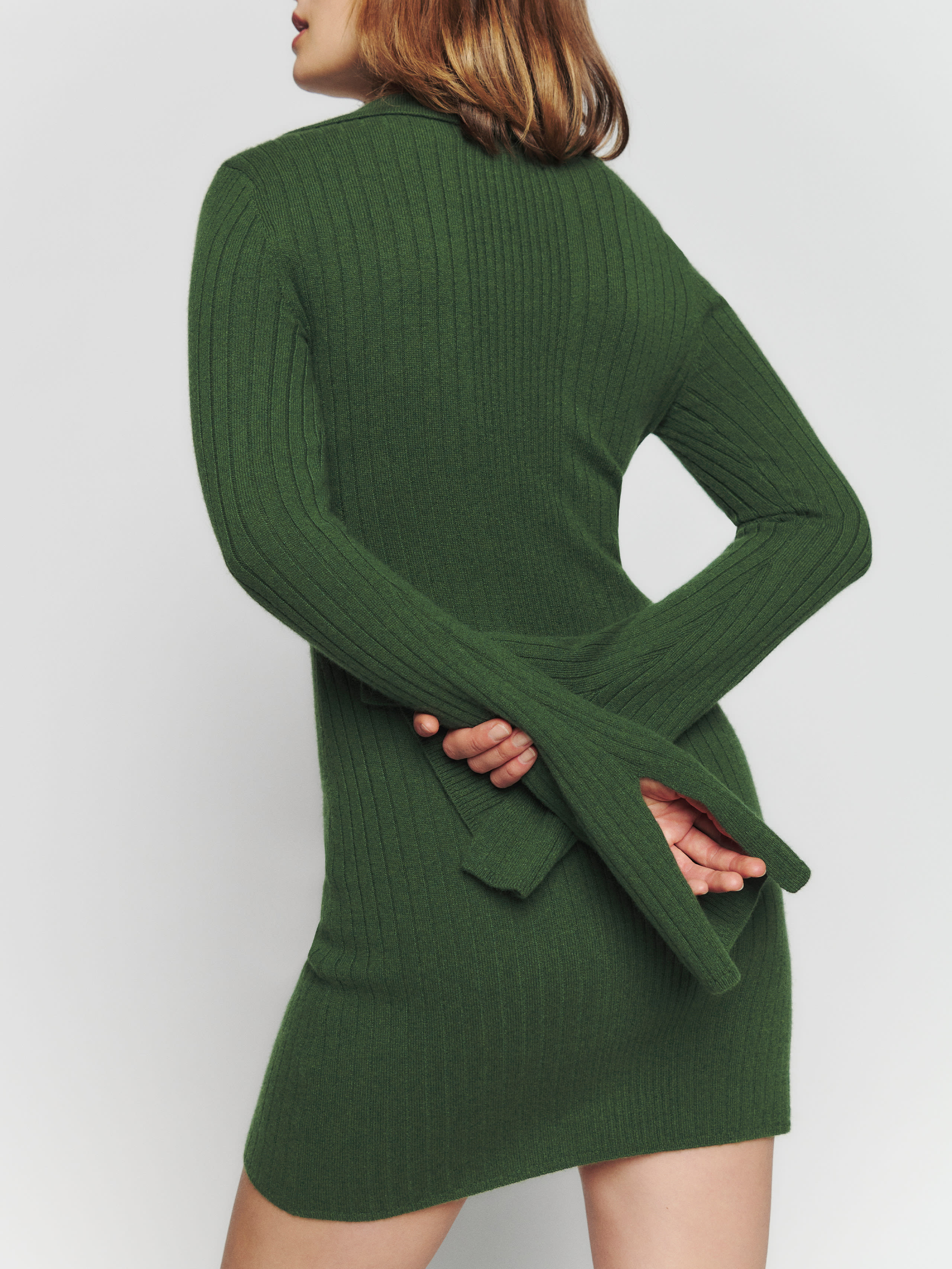 Farfalle Cashmere Sweater Mini Dress, thumbnail image 3