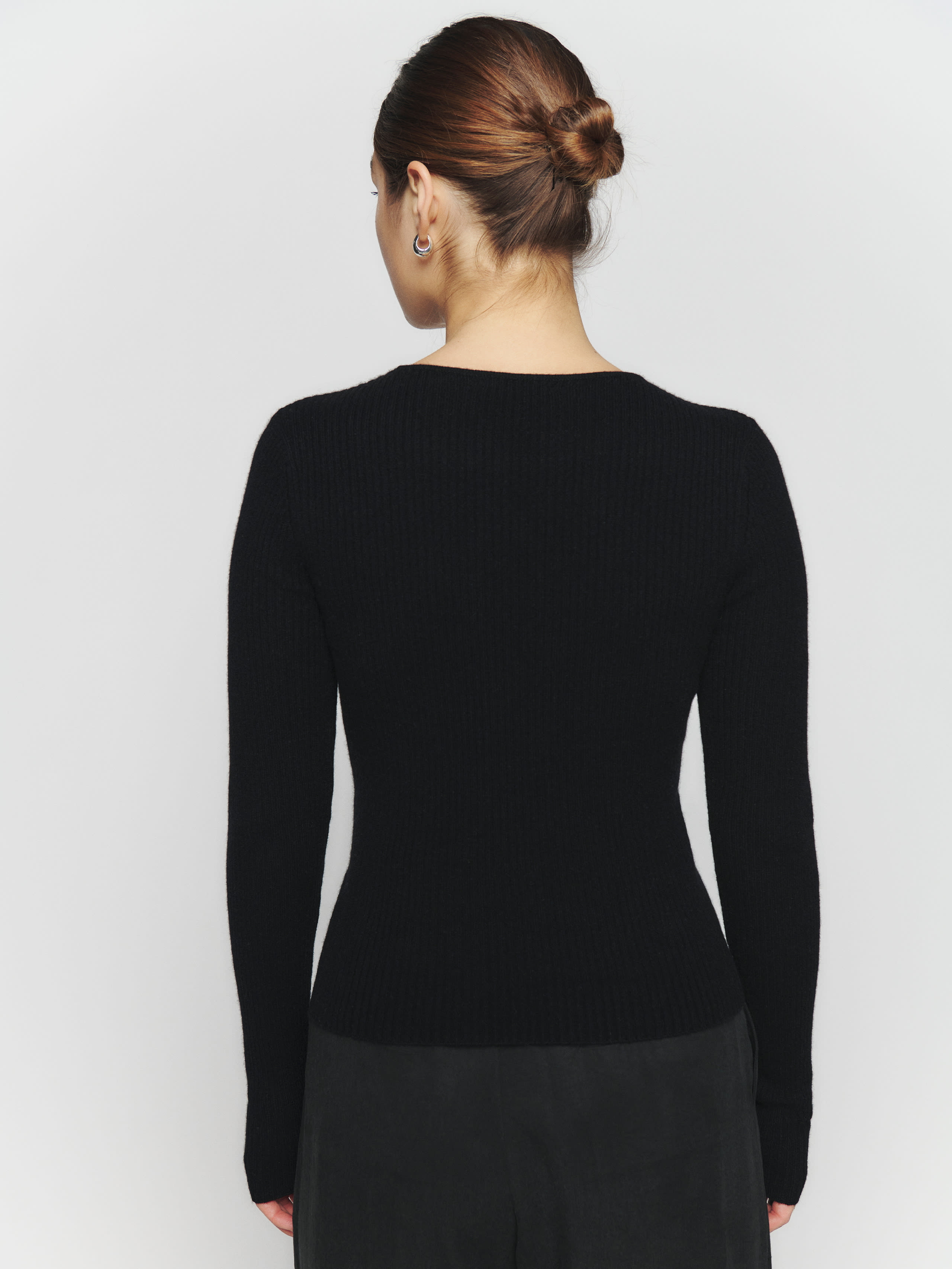 Jacopo Cashmere Cut Out Sweater, thumbnail image 3
