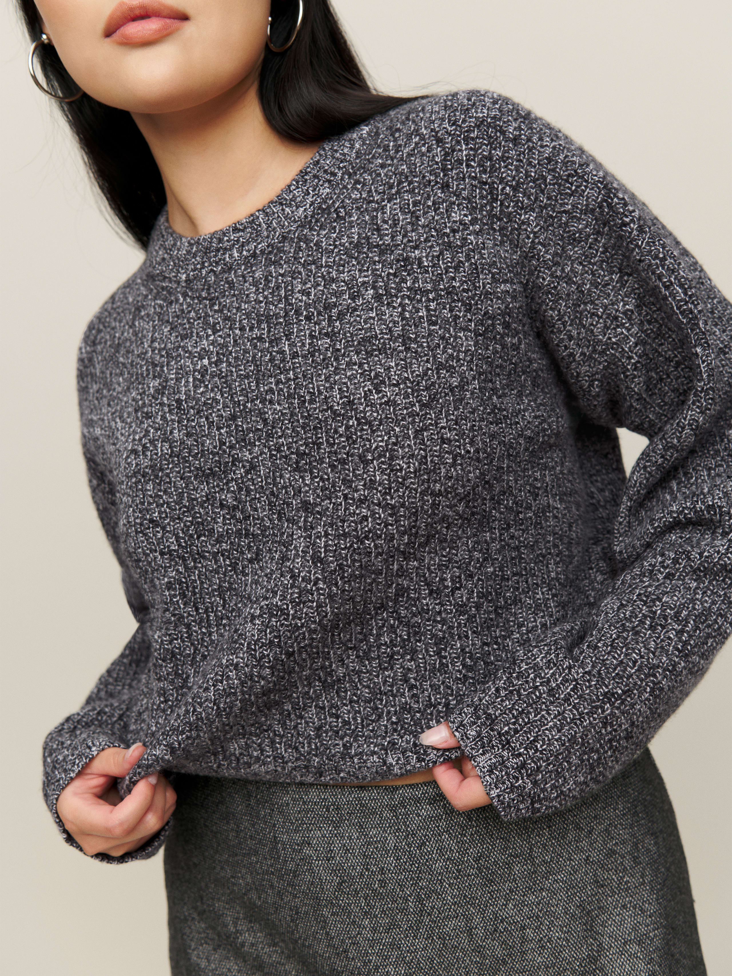 Lotto Regenerative Wool Cropped Sweater, image 1
