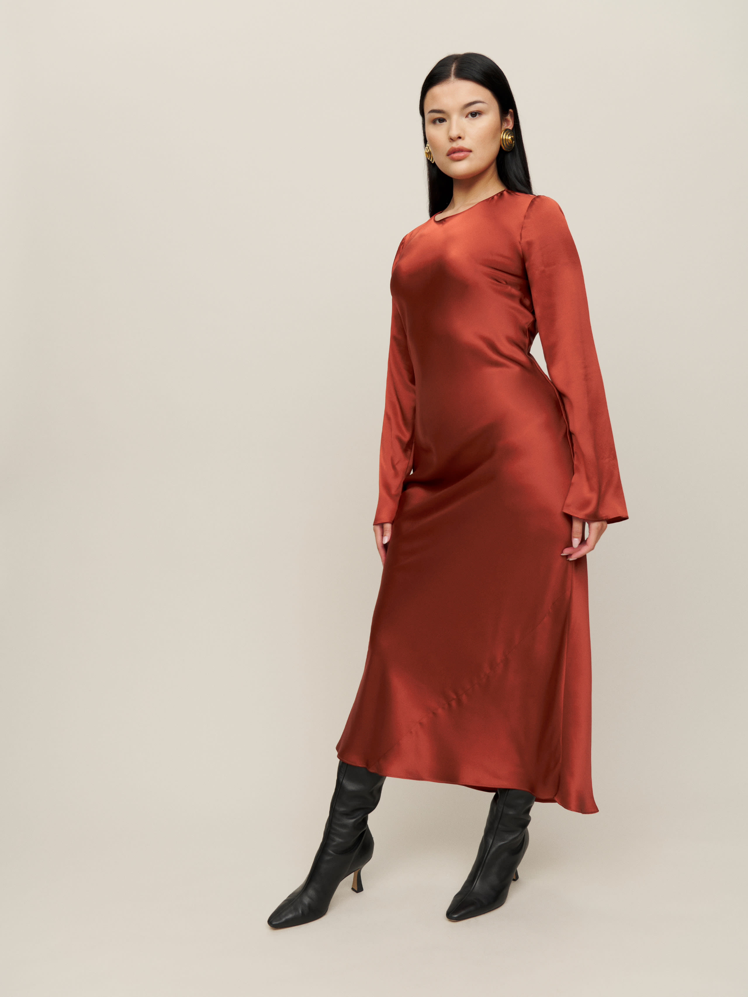 Davina Silk Dress, image 1