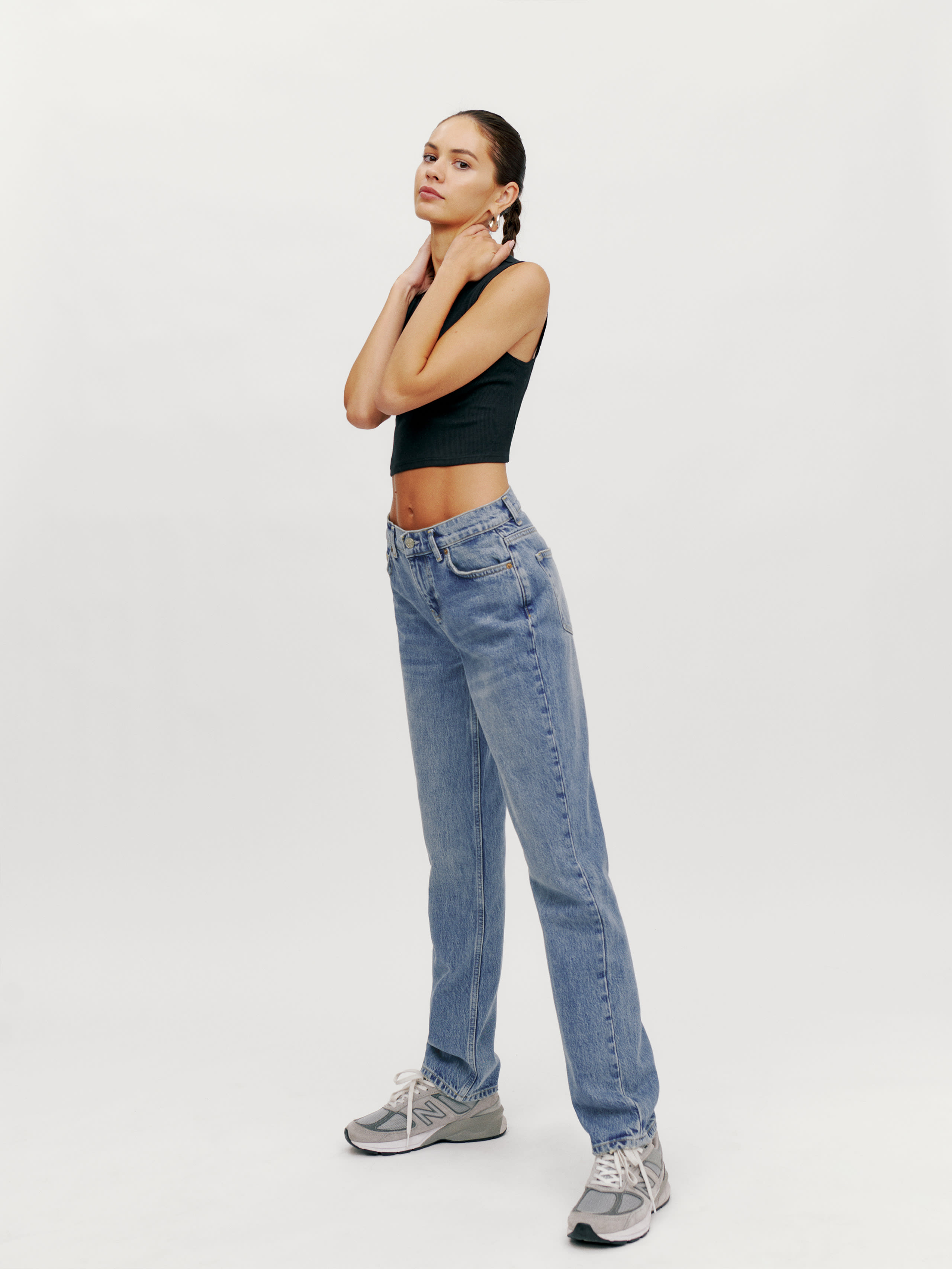 Addison Low Rise Relaxed Jeans - Sustainable Denim | Reformation