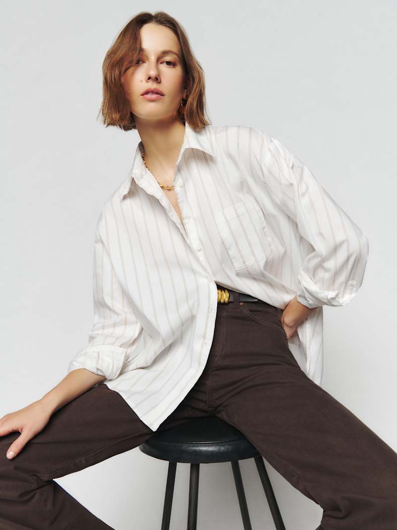 White Tan Stripe