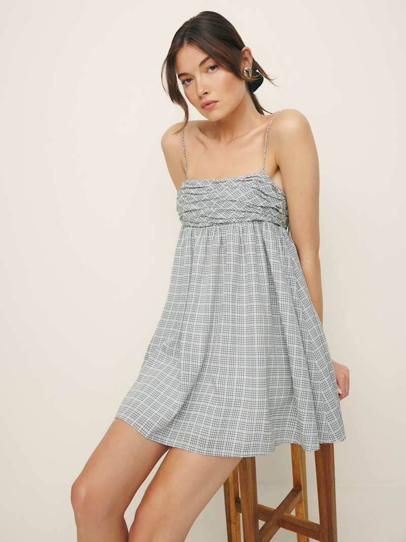 Vintage Blue Check