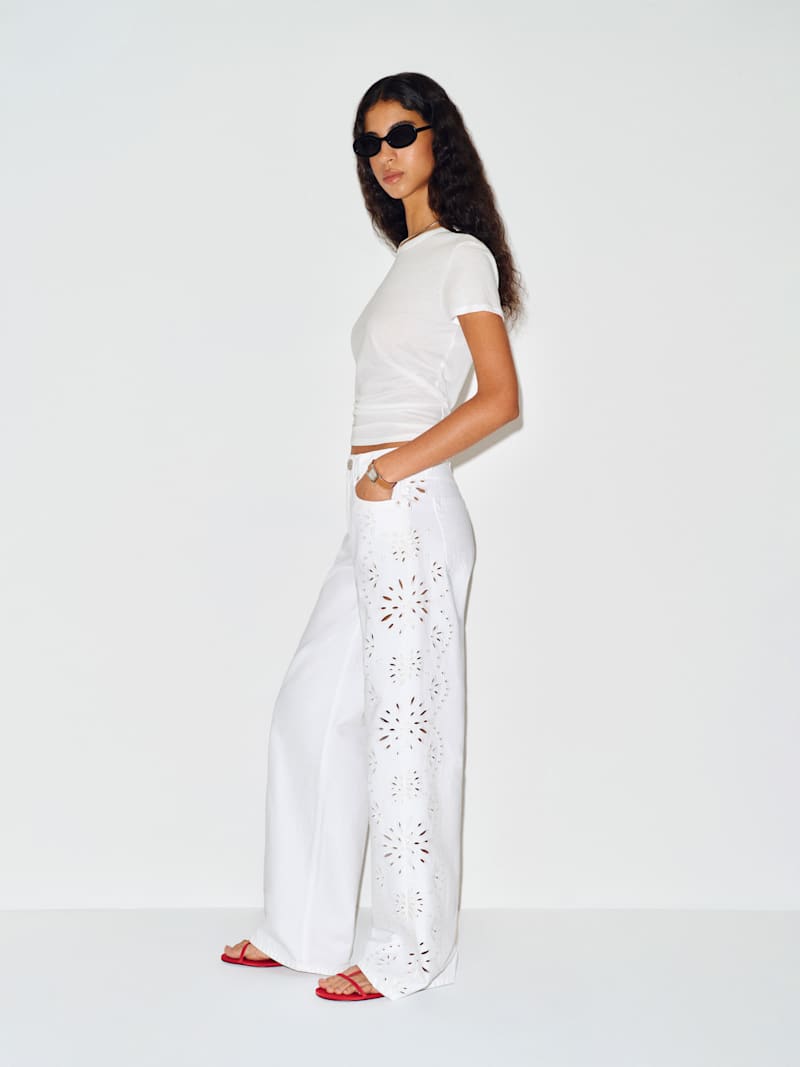Optic White Eyelet