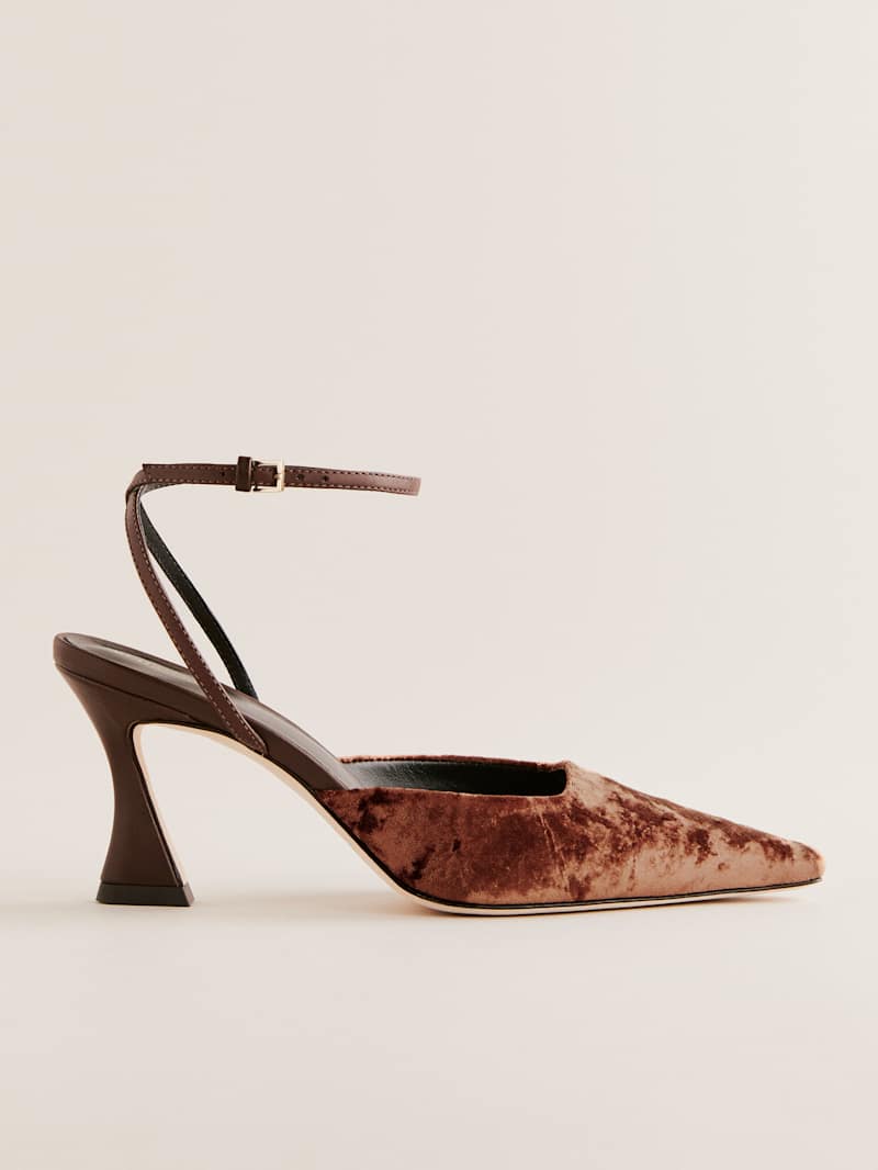 Walnut Crushed Velvet