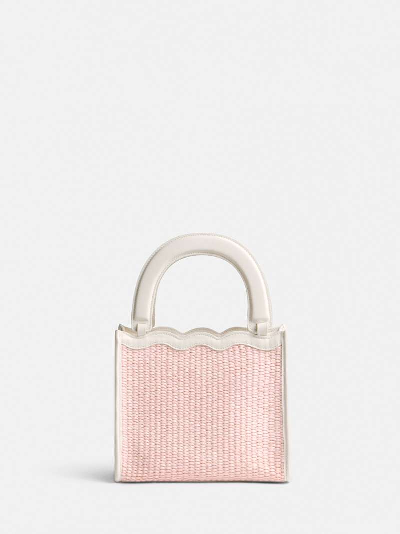 Powder Pink Raffia