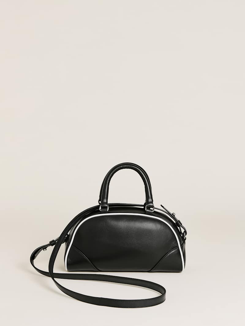 Black White Leather