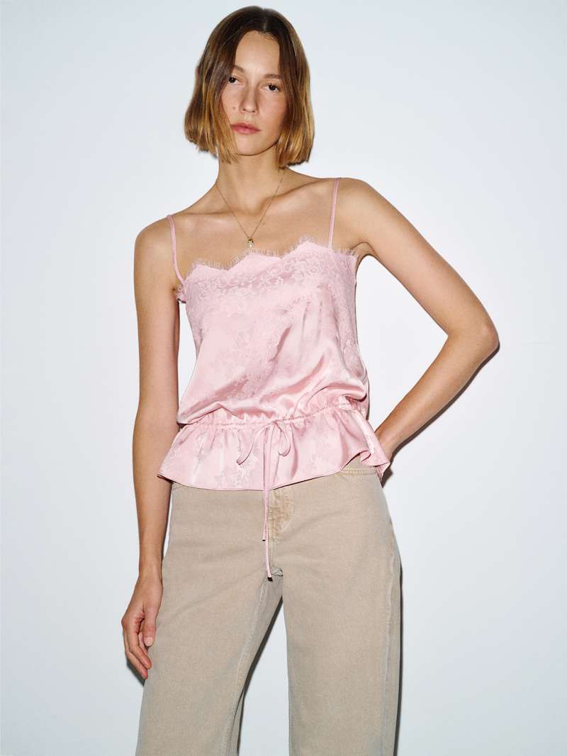 Baby Pink Jacquard