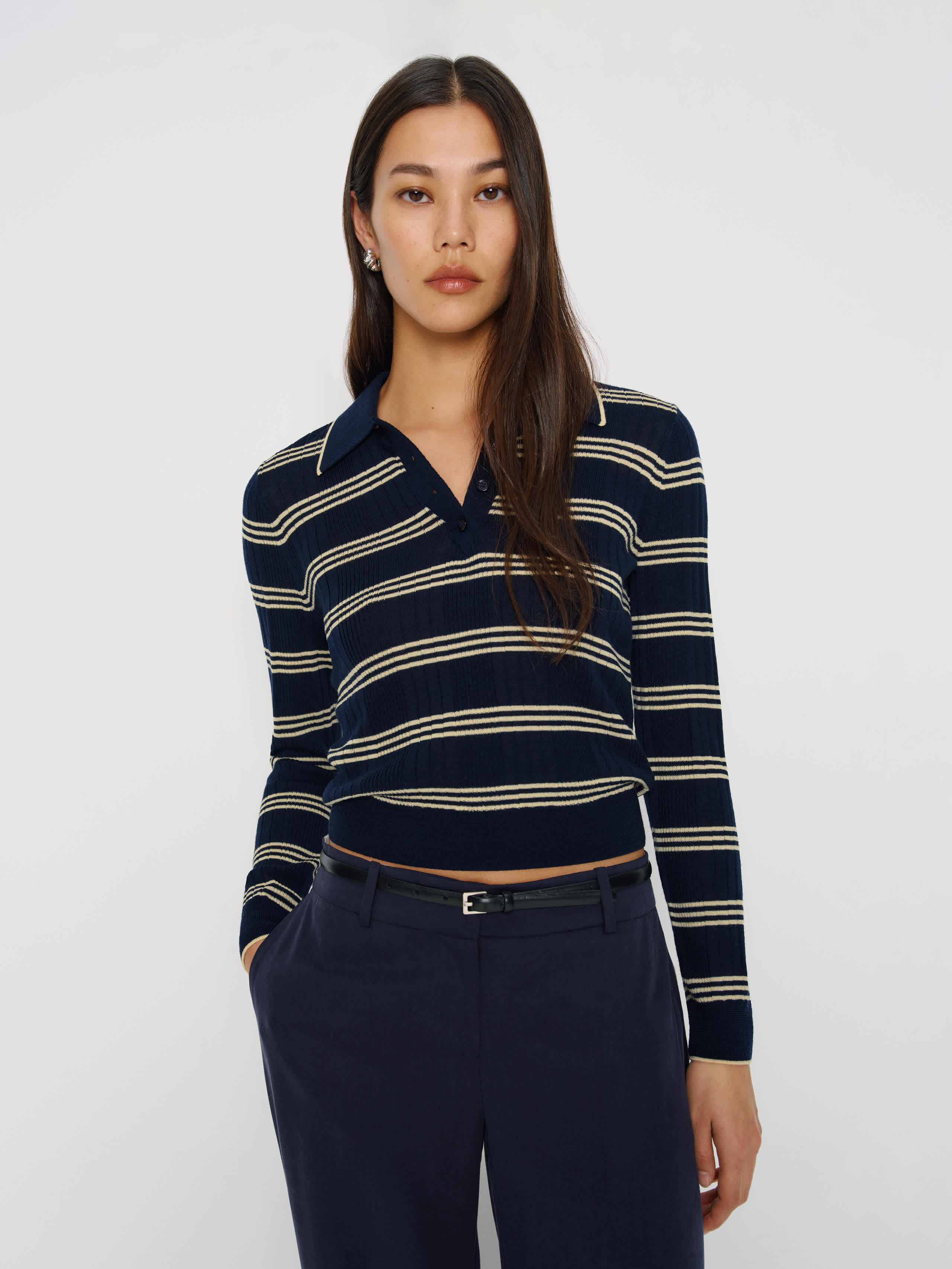 Hermia Regenerative Merino Polo, zoom image 1