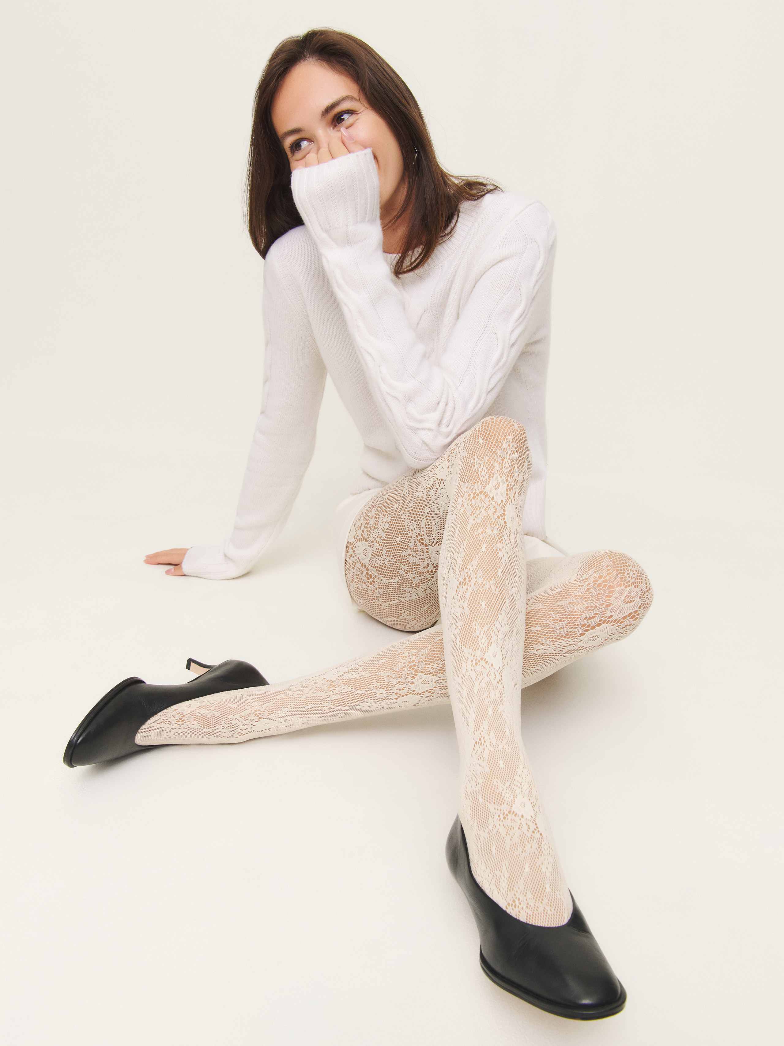 Swedish Stockings Rosa Lace Tights, zoom image 0