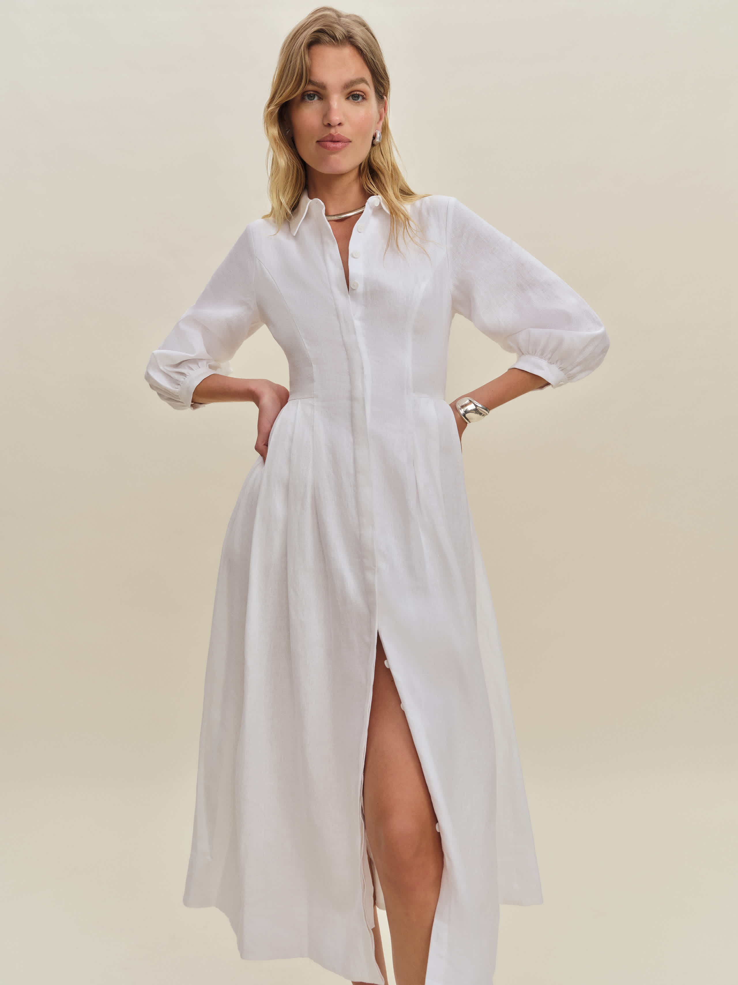 Tara Linen Dress, zoom image 0