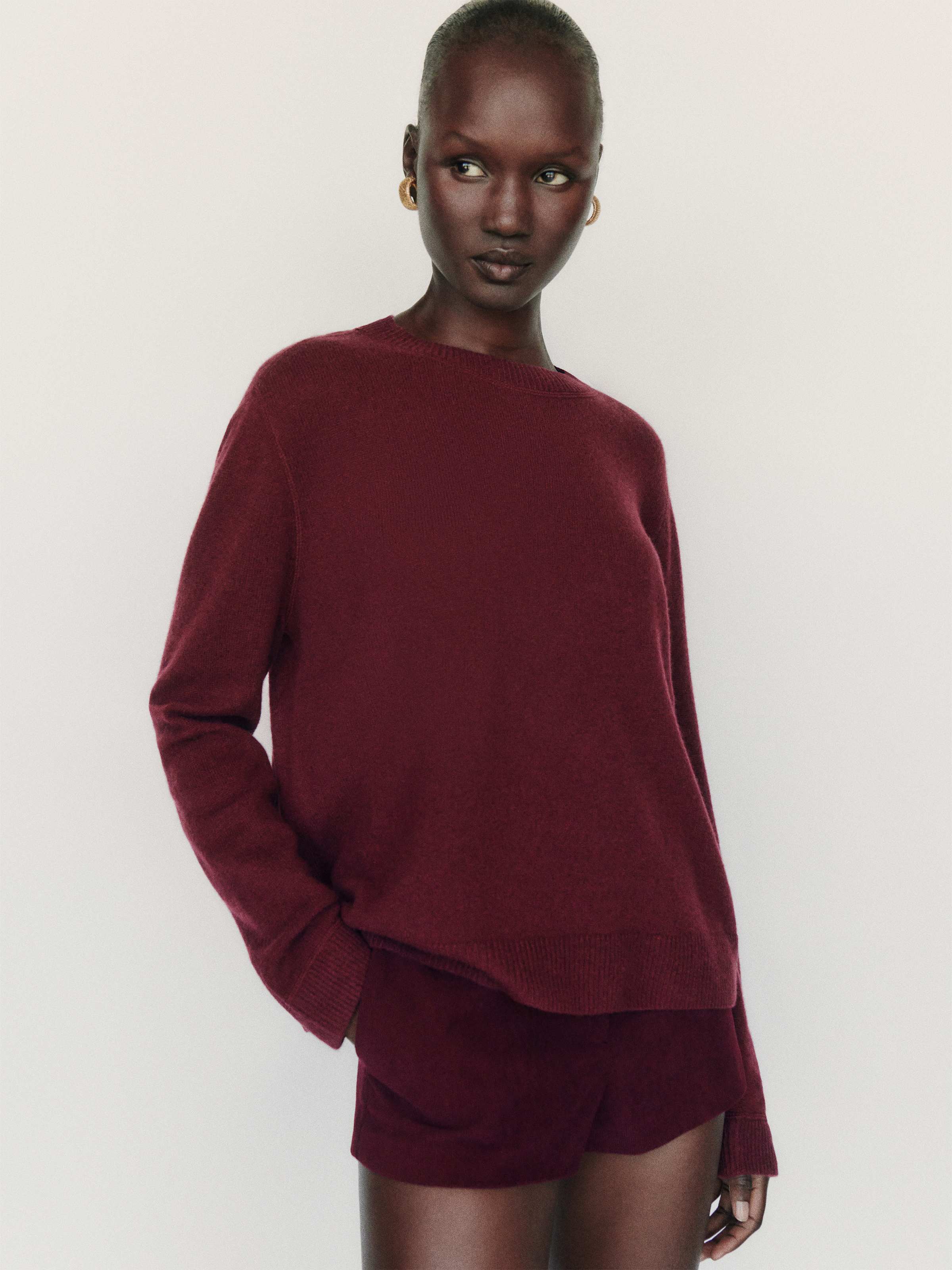 Cashmere Boyfriend Sweater - thumbnail 2
