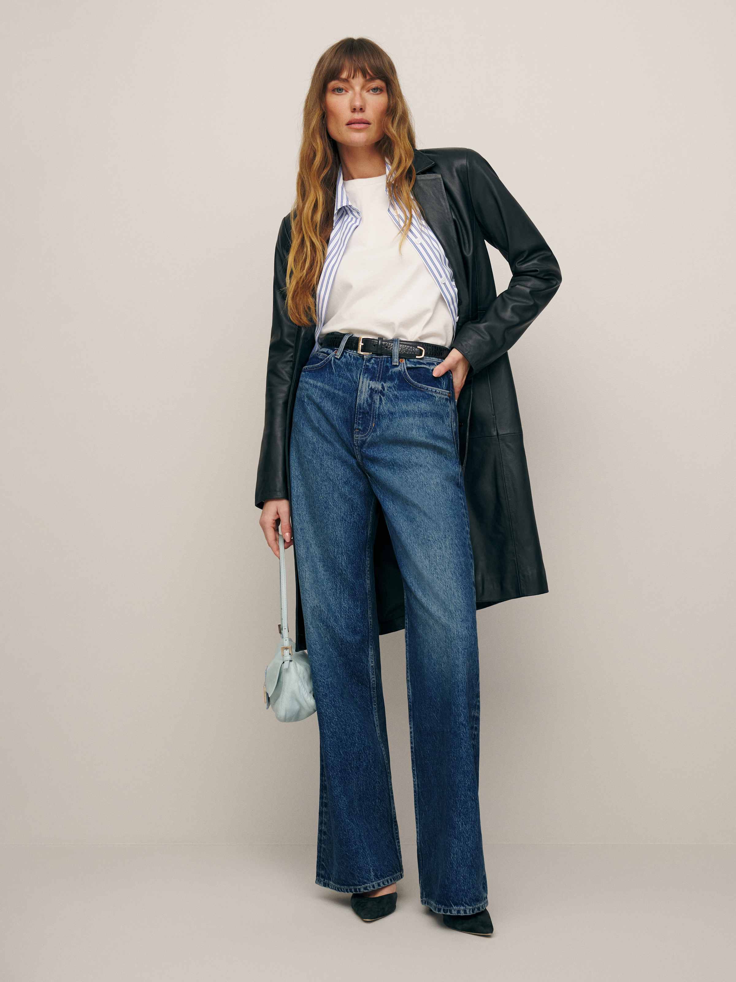 Cary High Rise Slouchy Wide Leg Jeans - thumbnail 2