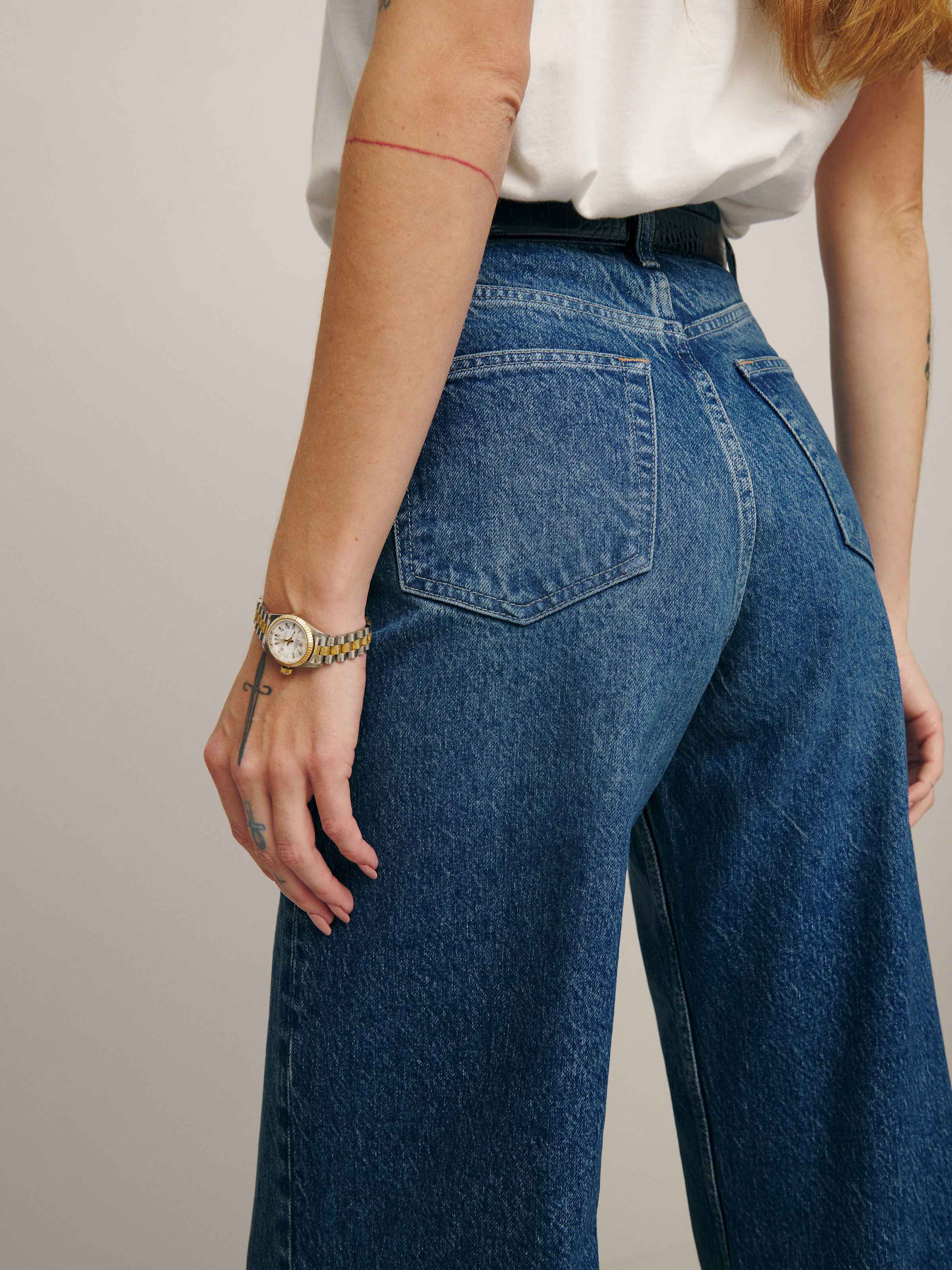Cary High Rise Slouchy Wide Leg Jeans - thumbnail 10