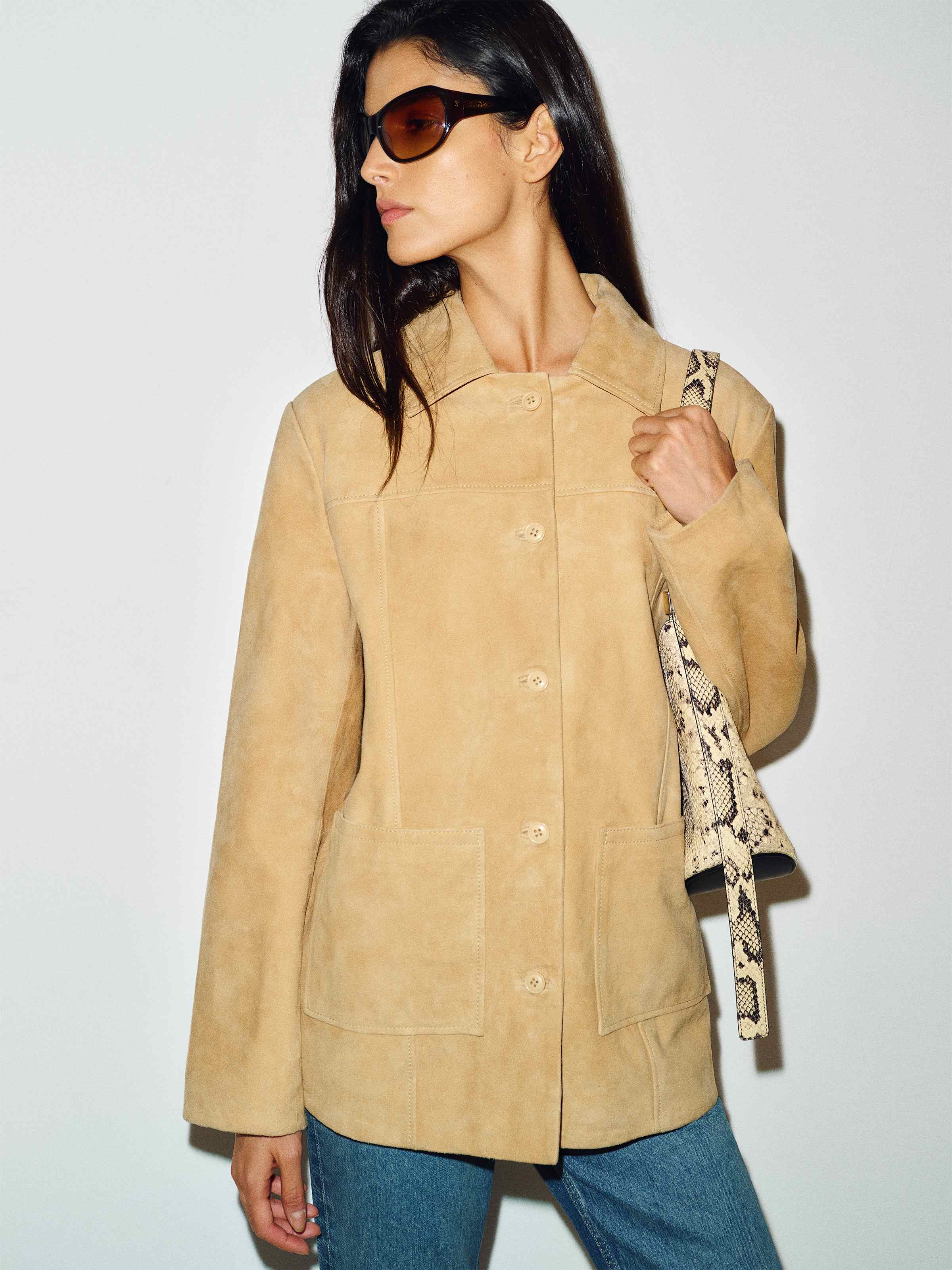 Veda Lincoln Suede Shirt Jacket - thumbnail 4