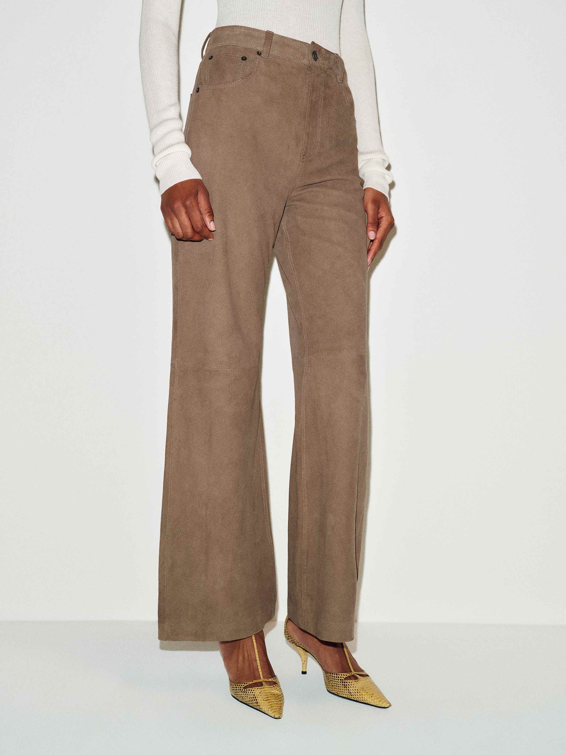Veda Cary Wide Leg Leather Pant - thumbnail 6