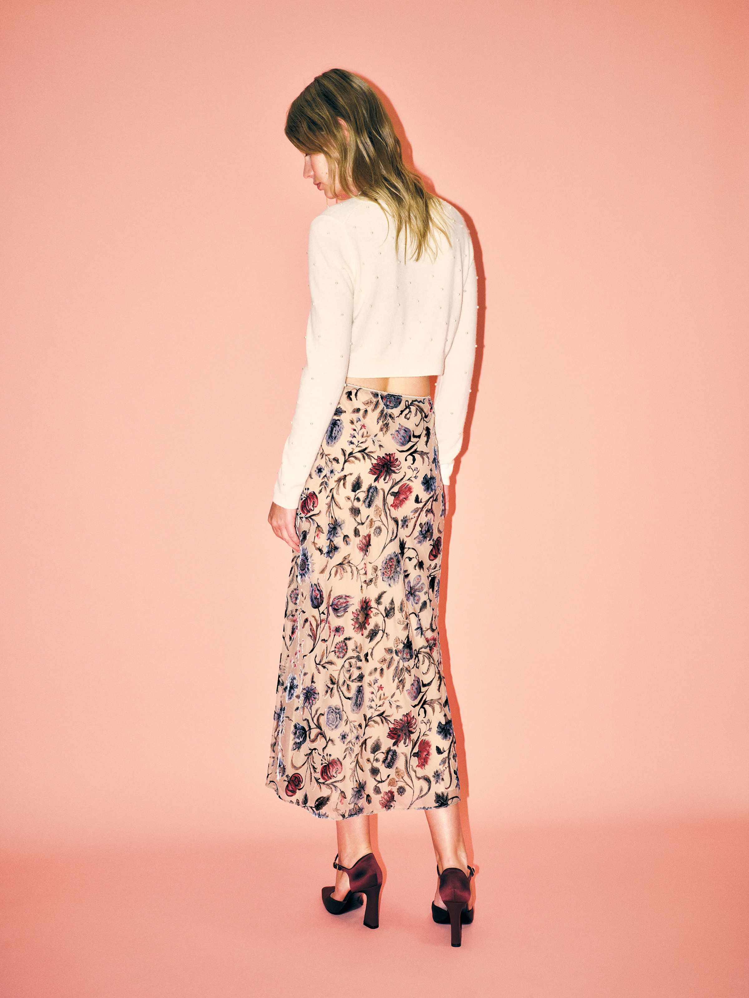 Layla Velvet Skirt - thumbnail 6
