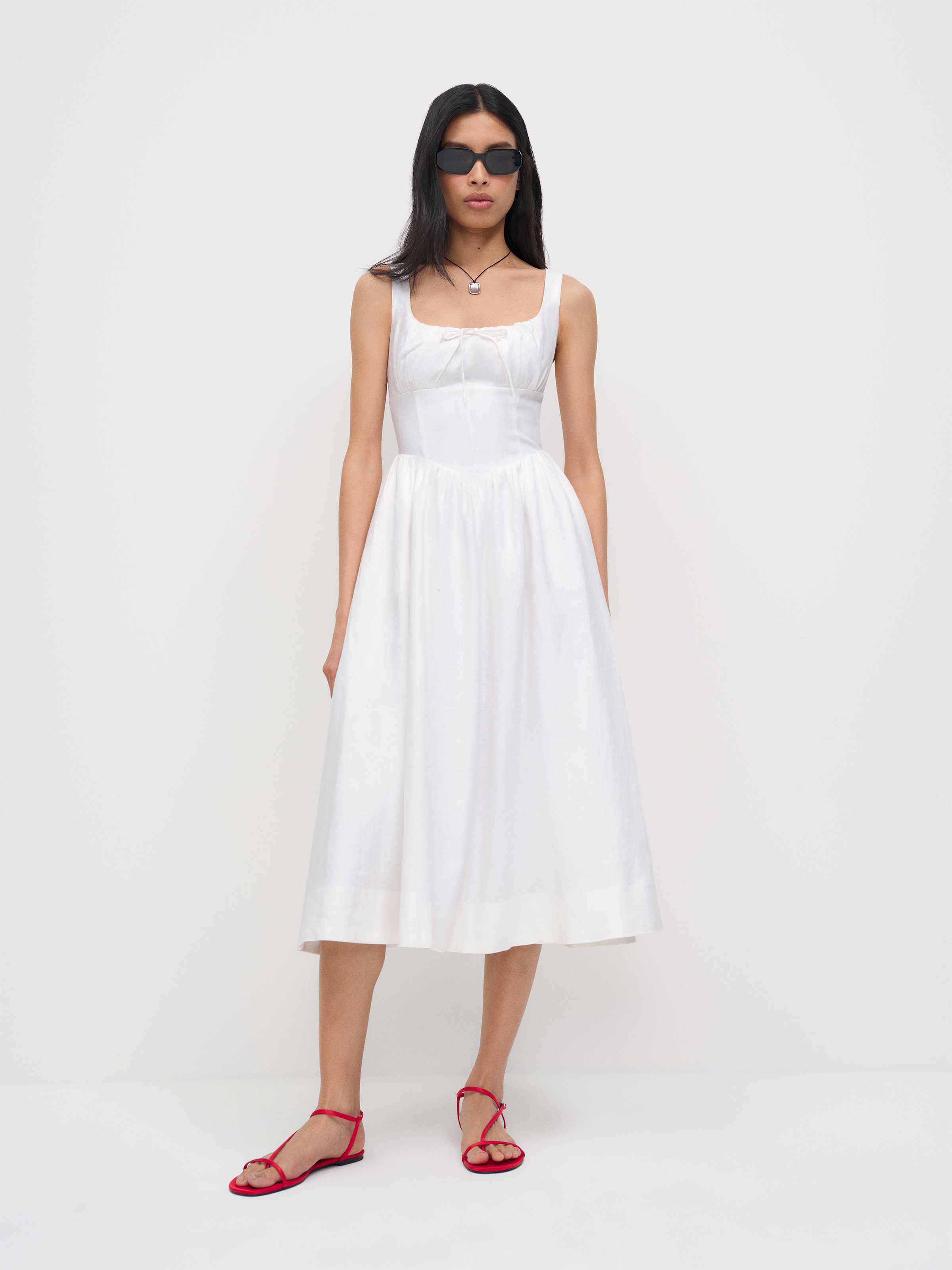Balia Linen Dress - thumbnail 2
