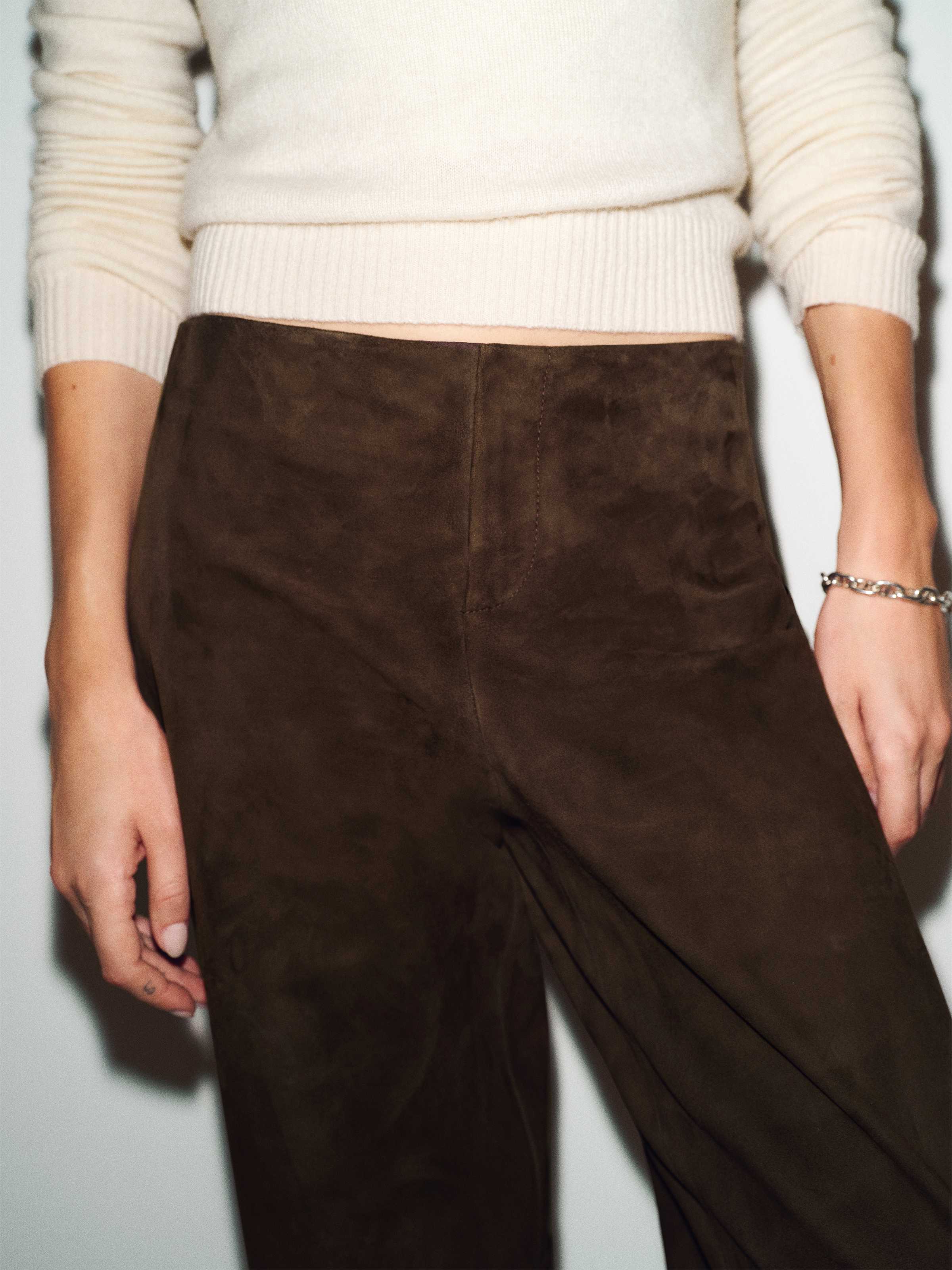 Veda Vida Low Rise Leather Pant - thumbnail 6