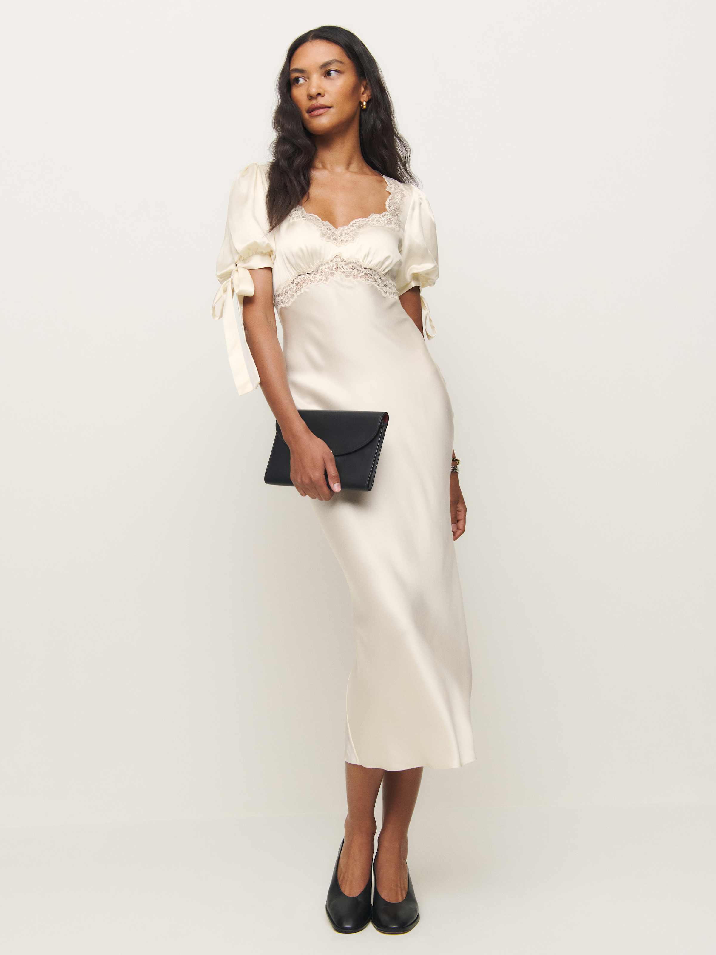Petites Stella Silk Dress - thumbnail 8