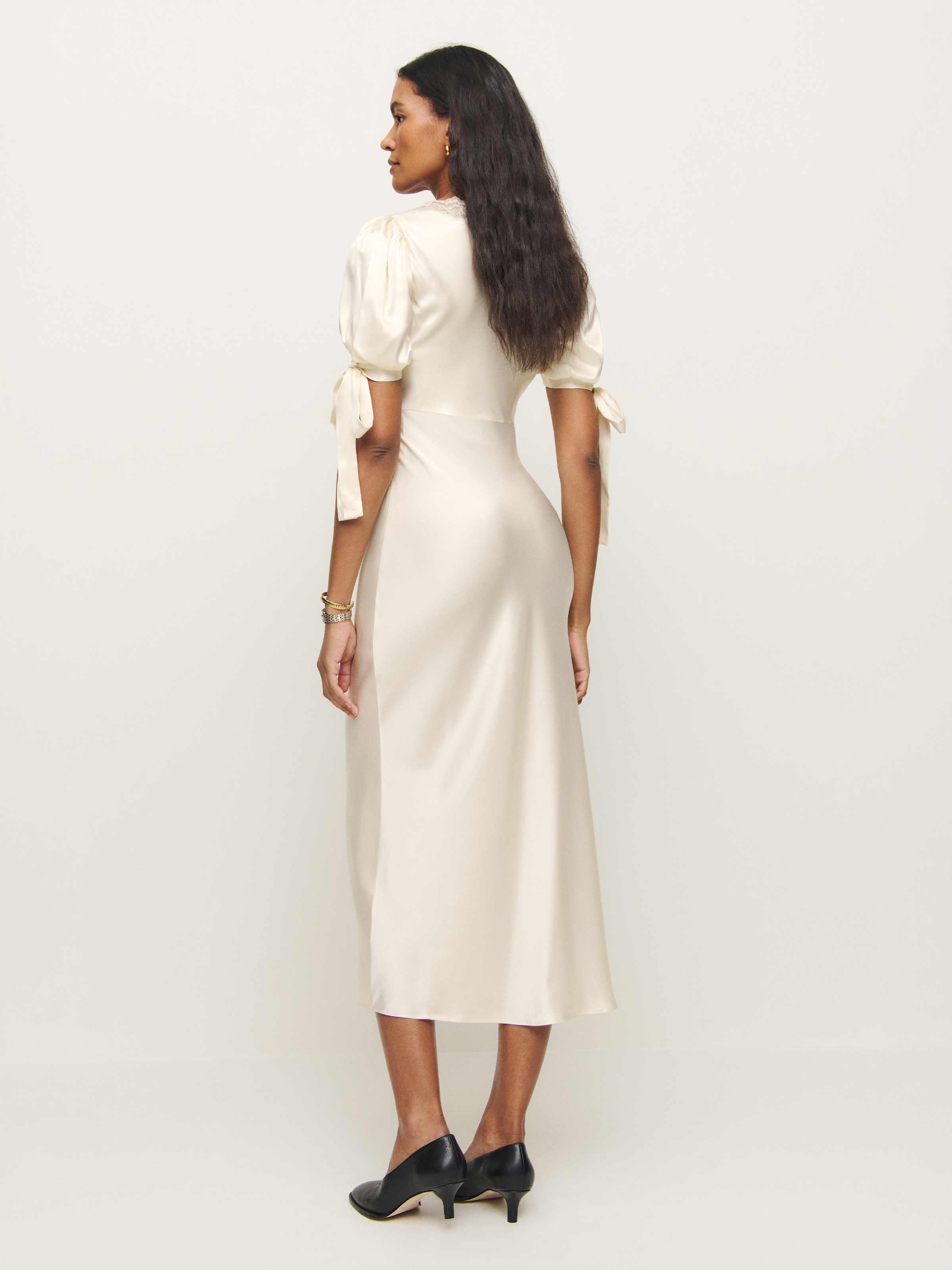 Petites Stella Silk Dress - thumbnail 10