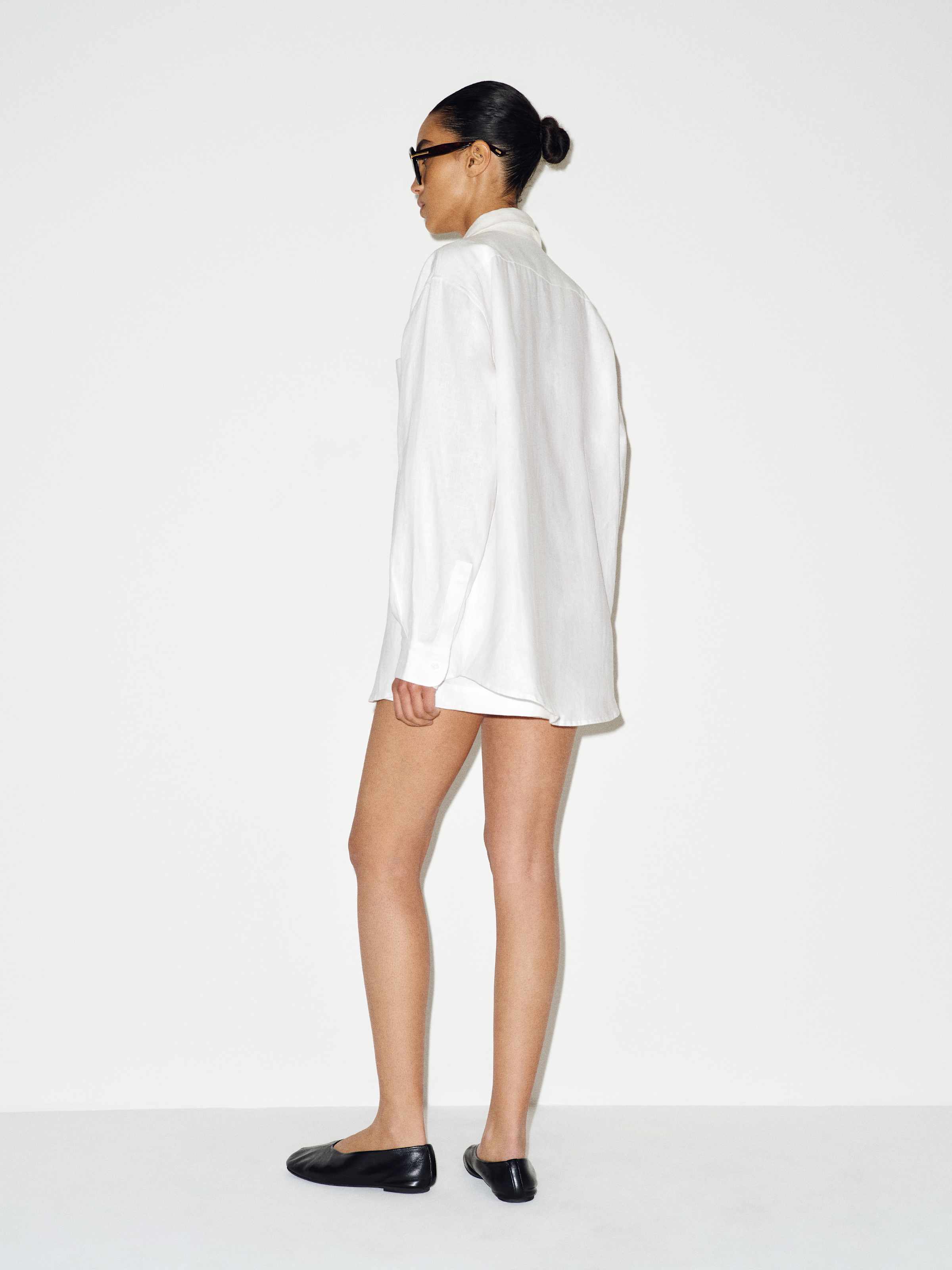 Eli Oversized Linen Shirt - thumbnail 8