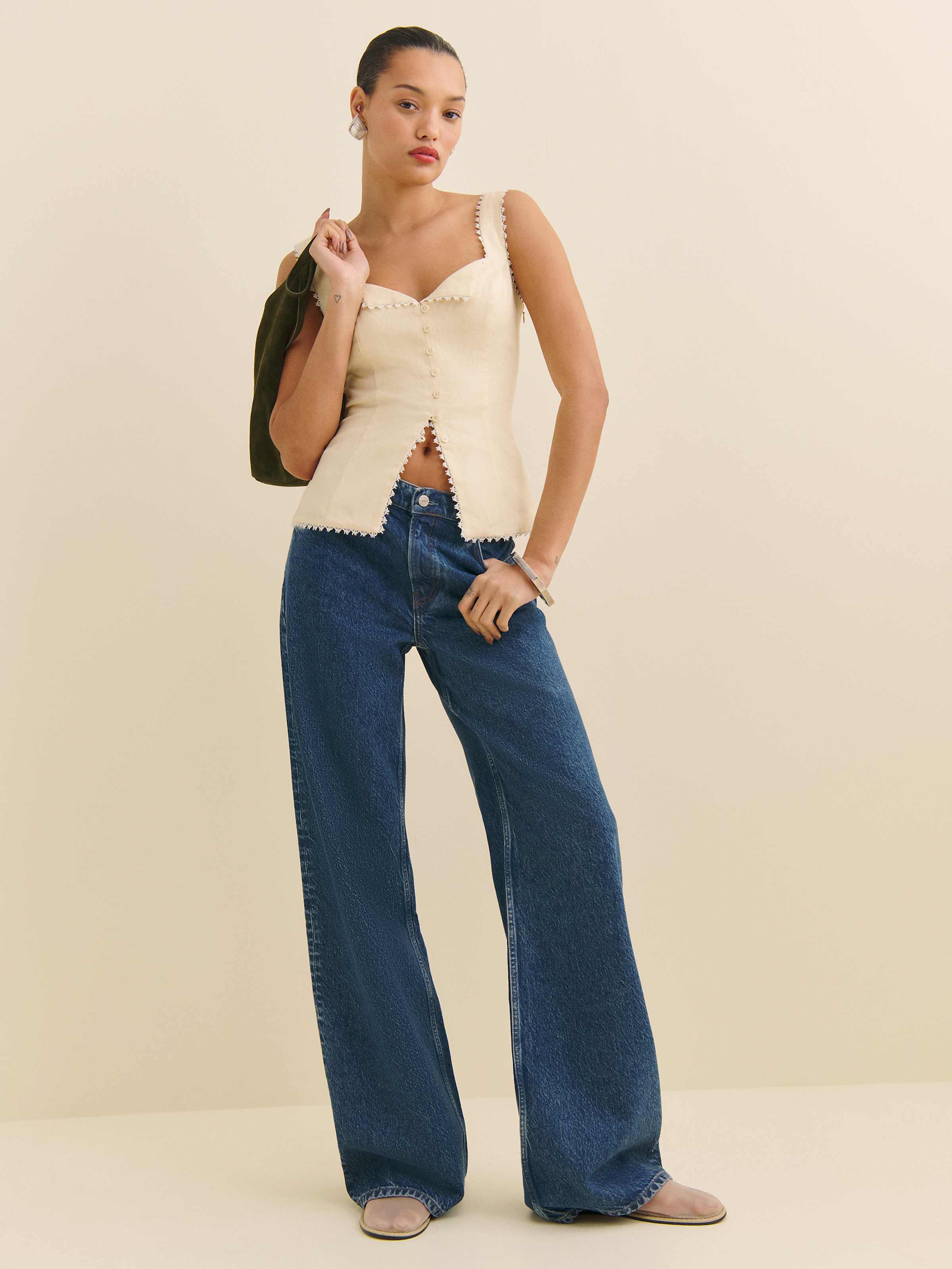 Viola Linen Top - thumbnail 4