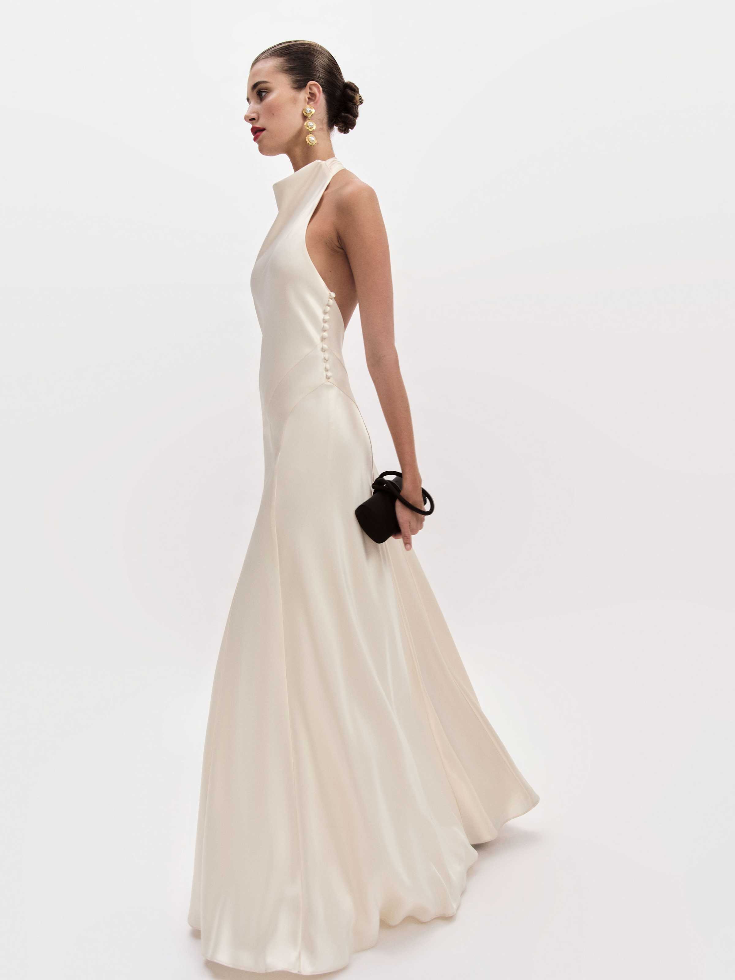 Roy Satin Dress - thumbnail 2