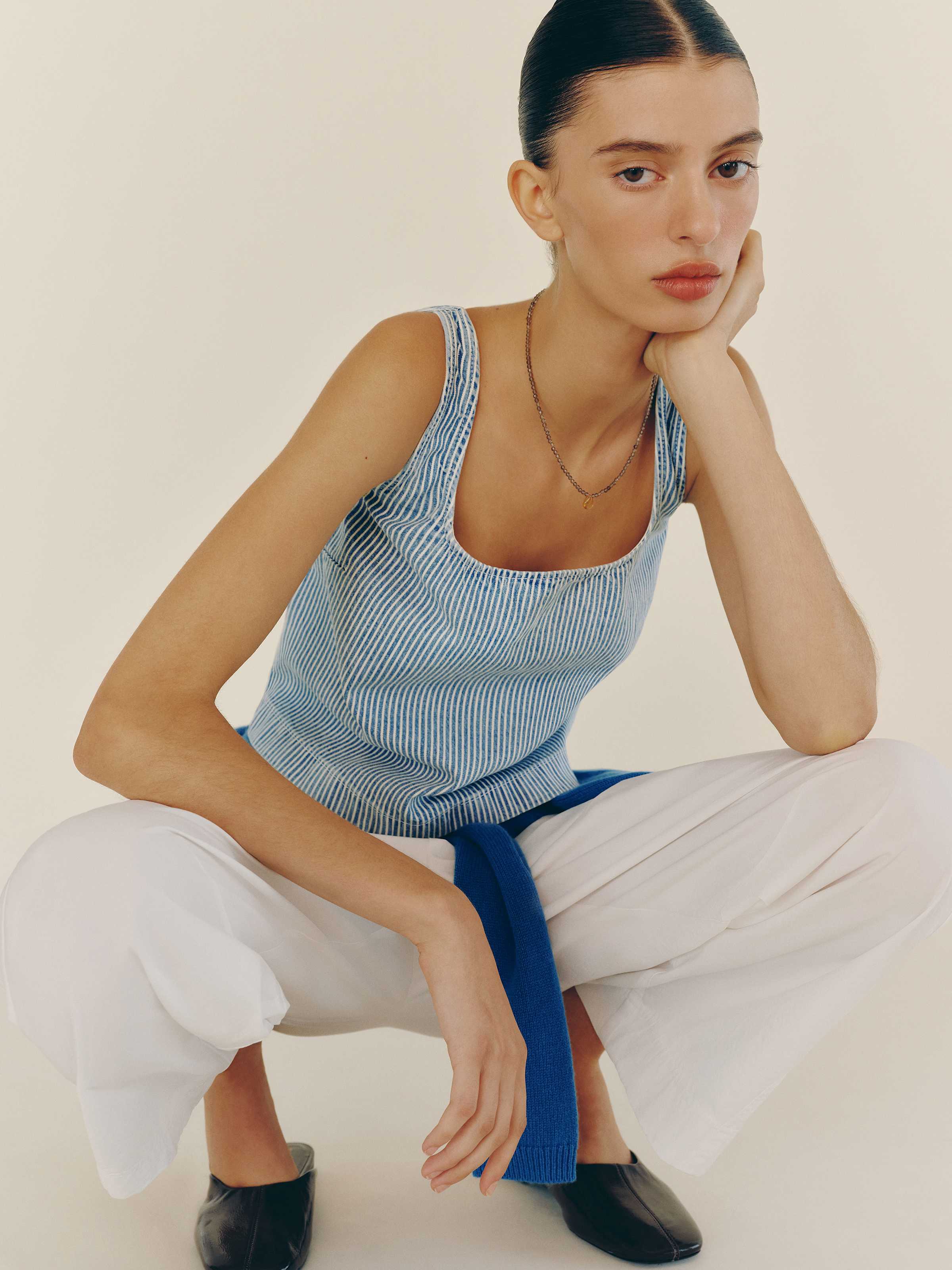Kaia Denim Top - thumbnail 2