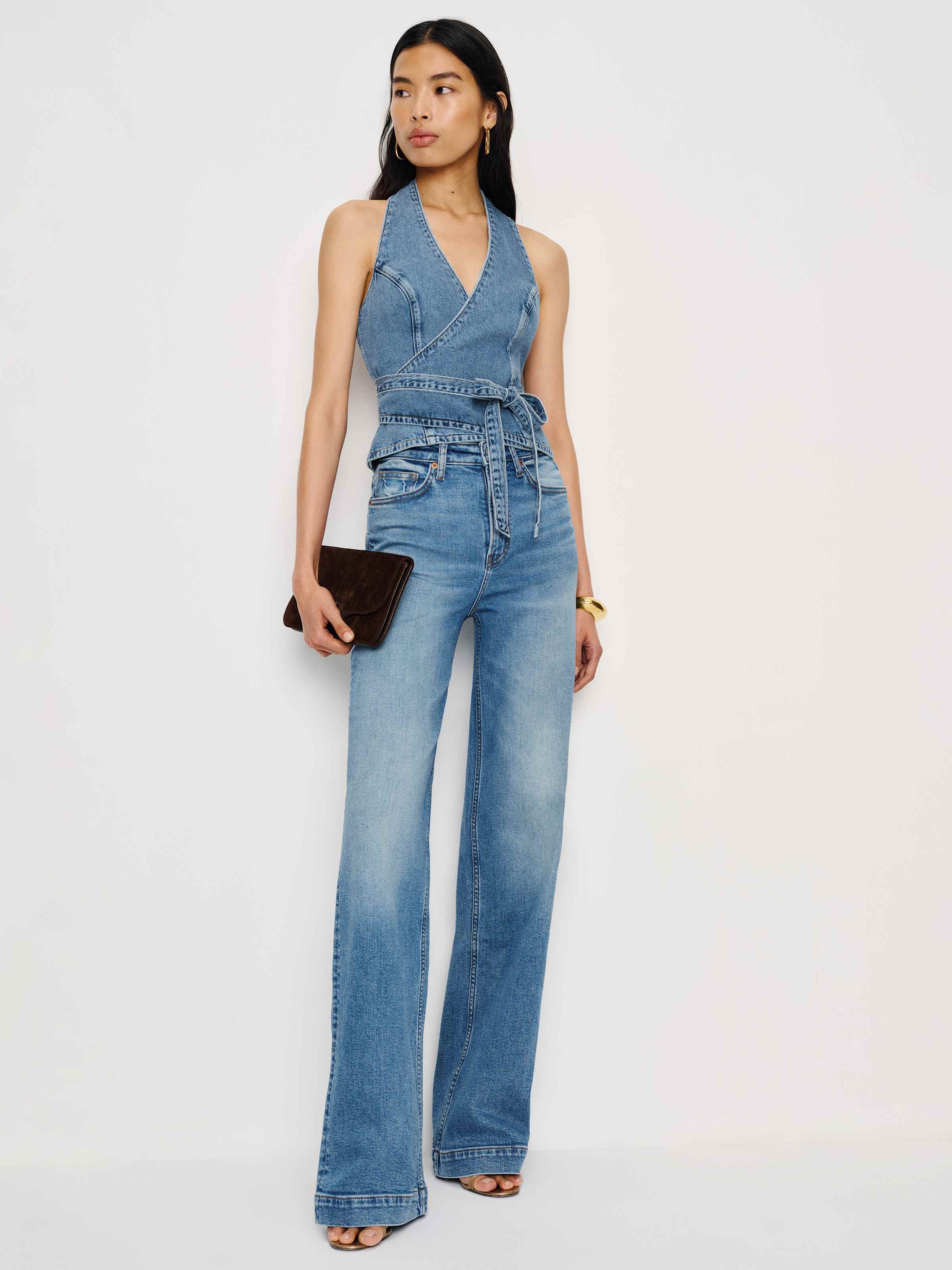 Gaia Denim Halter Top - thumbnail 8