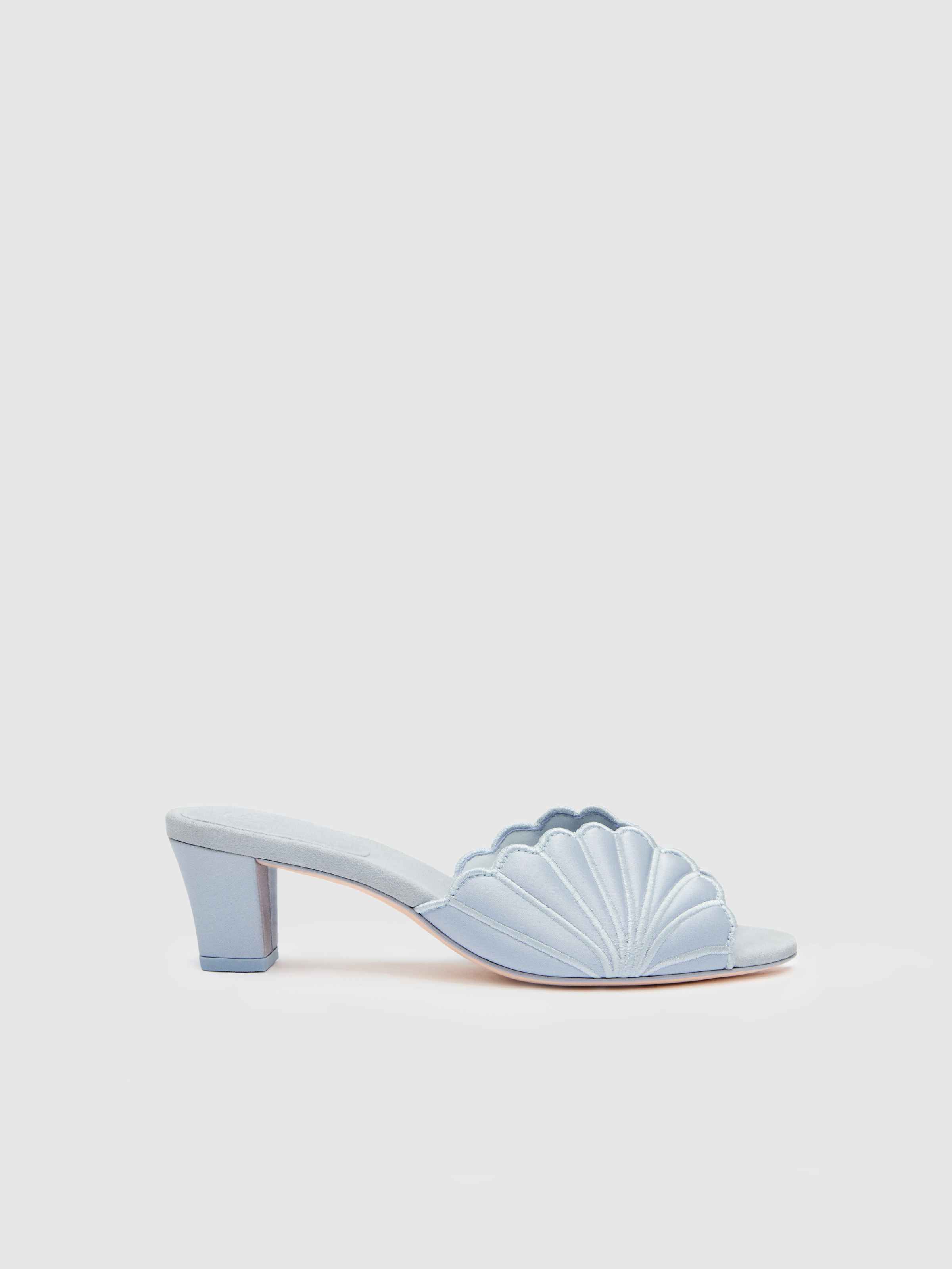 Waldena Block Heeled Mule - thumbnail 2