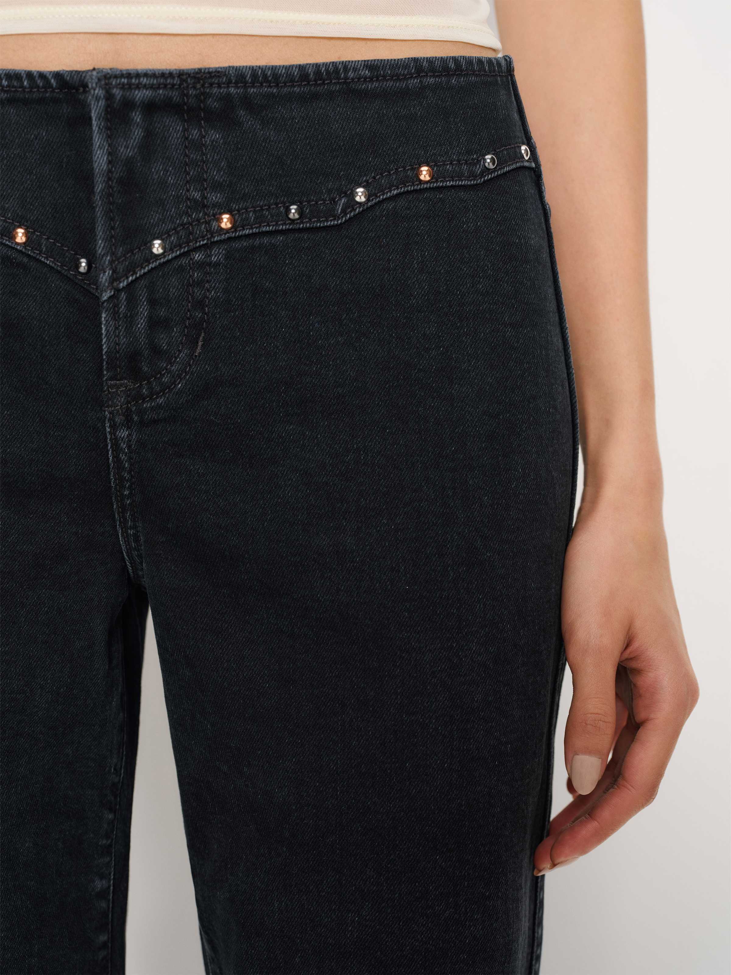 Rayla Super Stretch Low Rise Straight Jeans - thumbnail 4