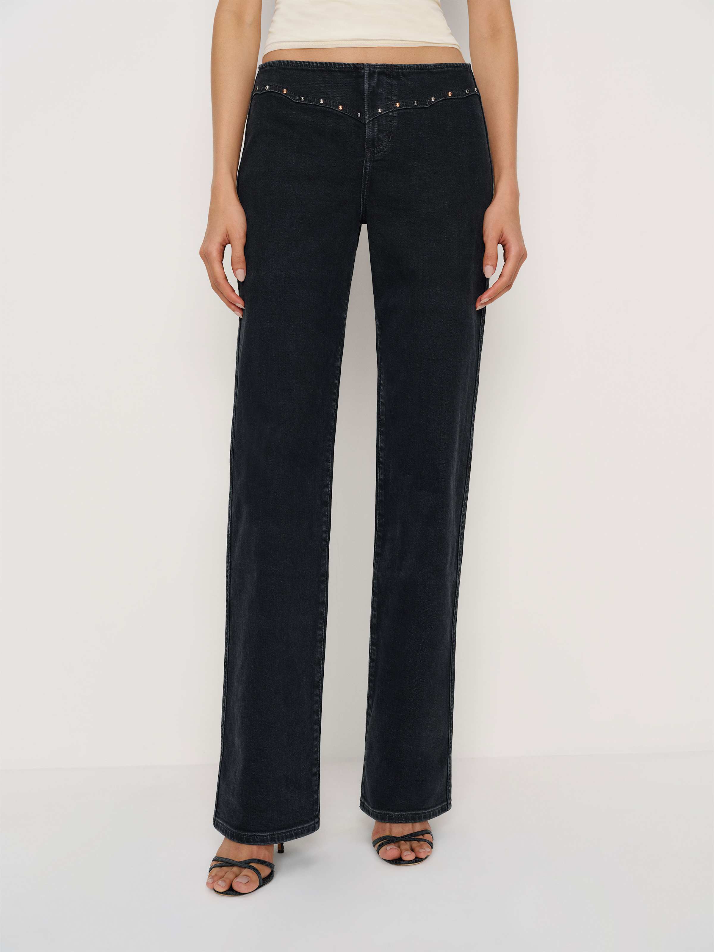 Rayla Super Stretch Low Rise Straight Jeans - thumbnail 8