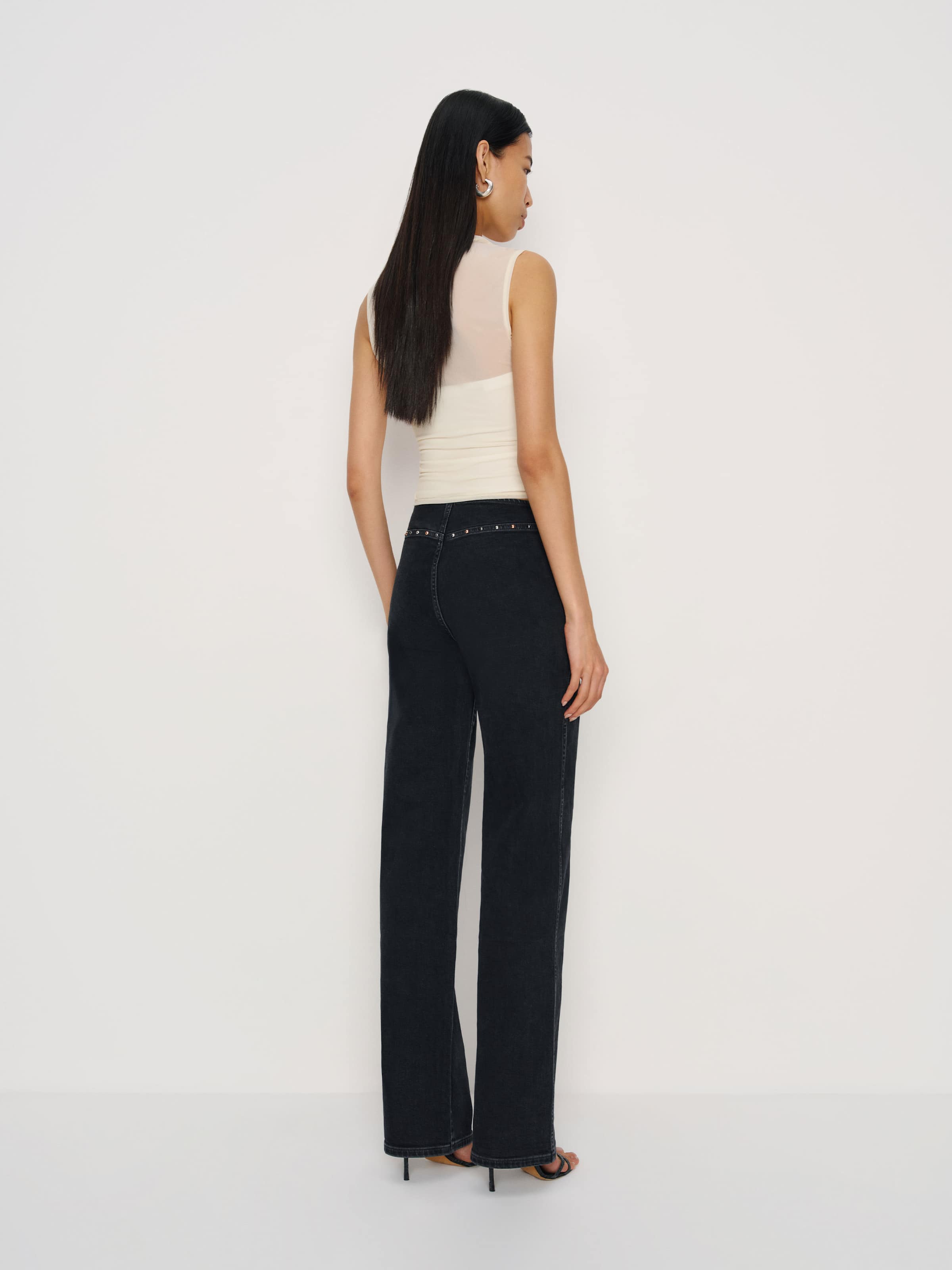 Rayla Super Stretch Low Rise Straight Jeans - thumbnail 10