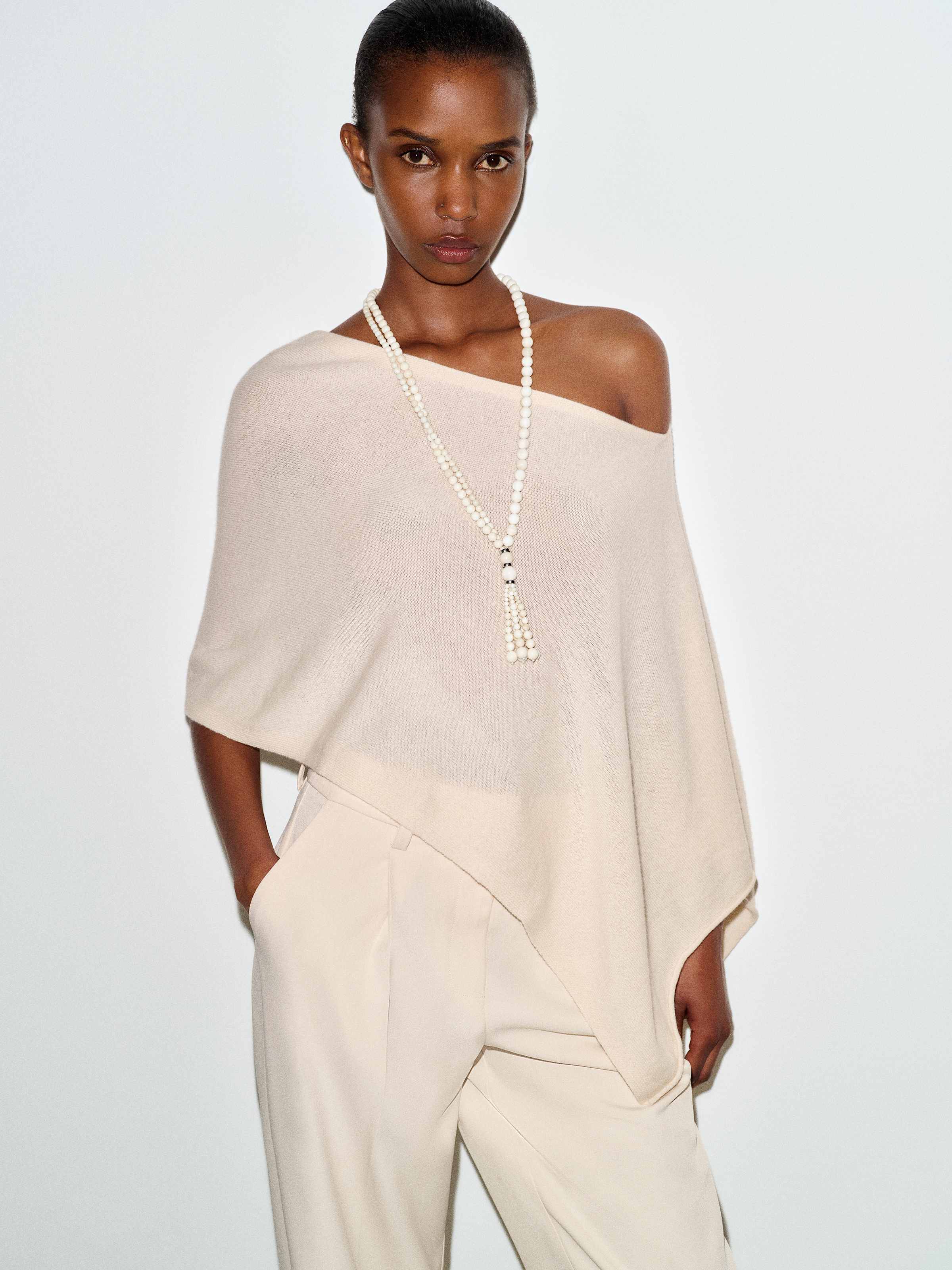 Alden Cashmere Poncho - thumbnail 4