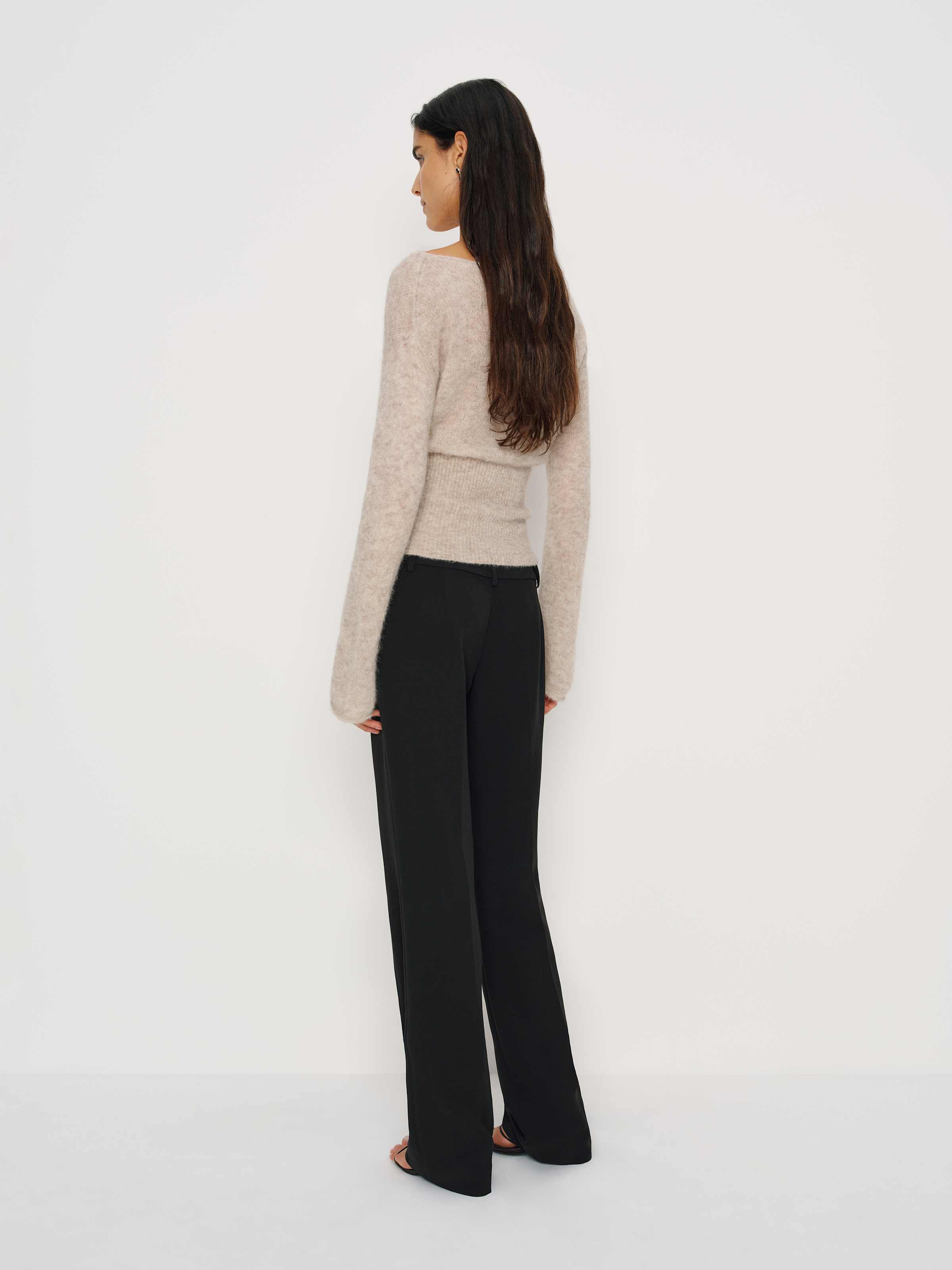 Soren Sheer Alpaca Sweater Top - thumbnail 6