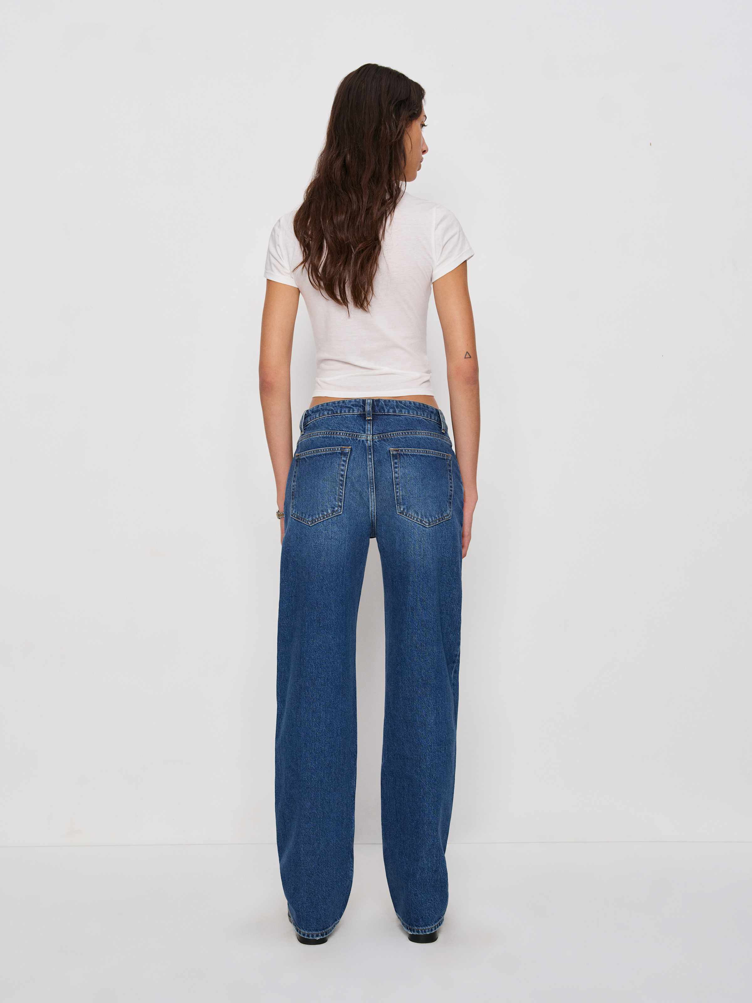 Charlee Low Rise Straight Leg Short Jeans - thumbnail 10