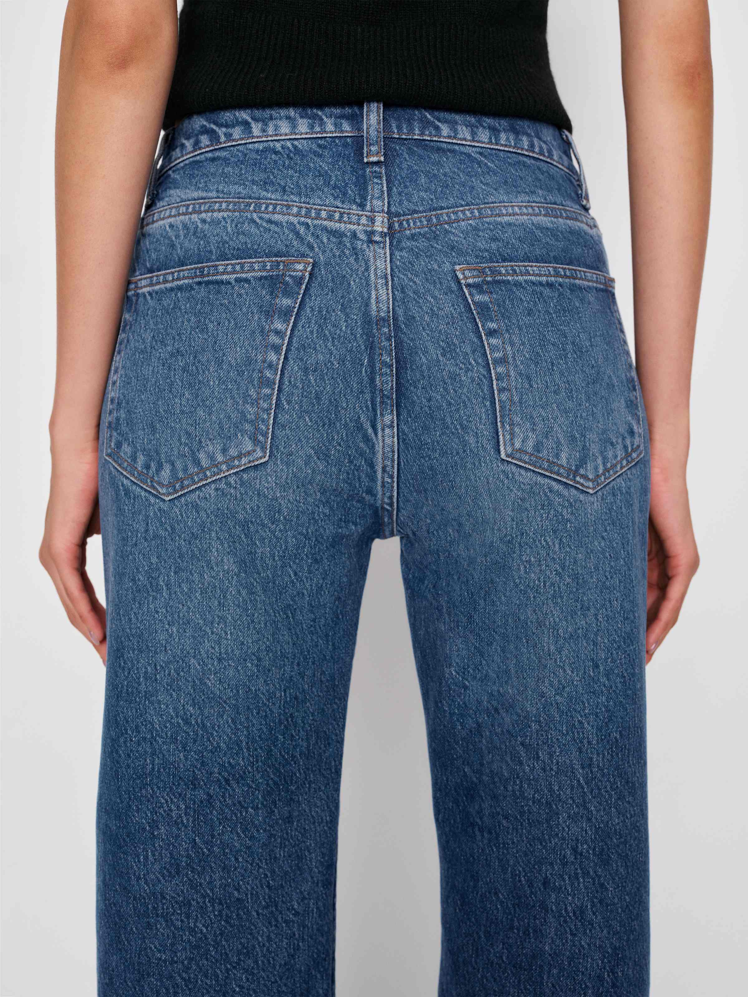 Val 90s Mid Rise Straight Long Jeans - thumbnail 8