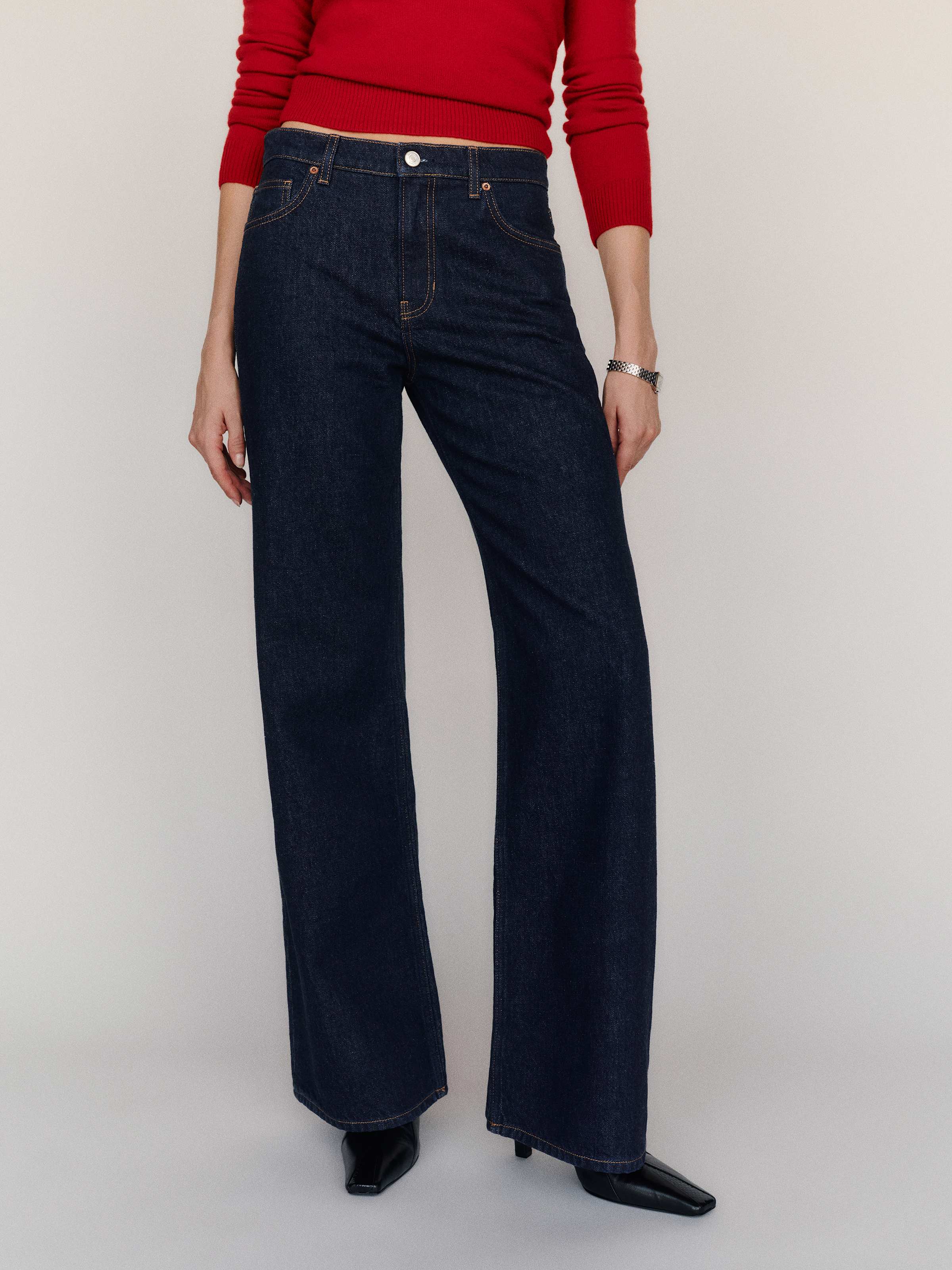 Cary Low Rise Slouchy Wide Leg Short Jeans - thumbnail 4