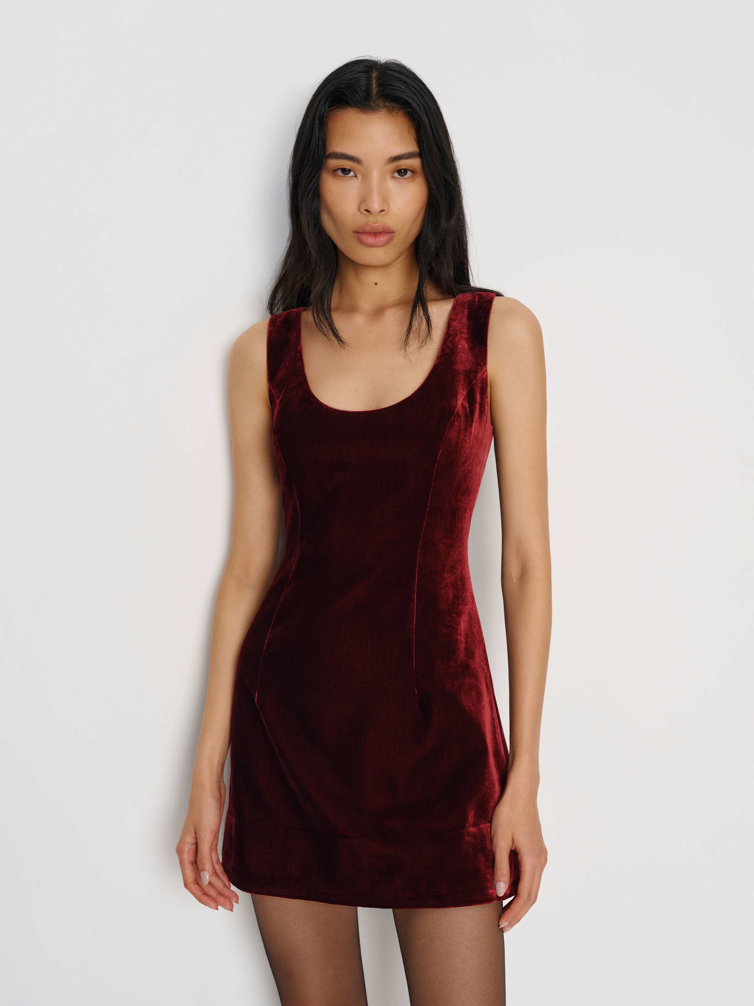 Franceska Velvet Dress - thumbnail 4