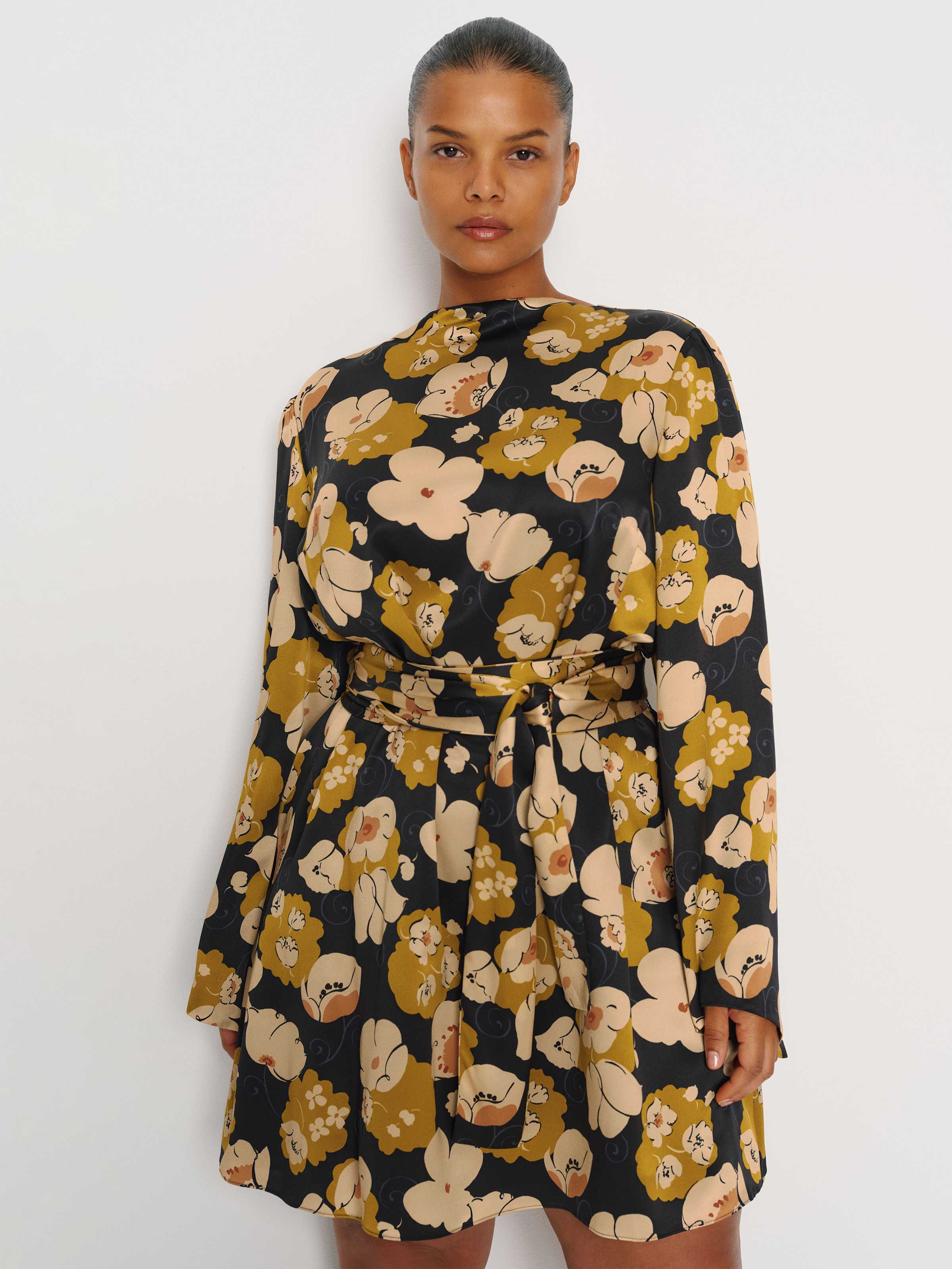 Astrid Silk Dress Es - thumbnail 4