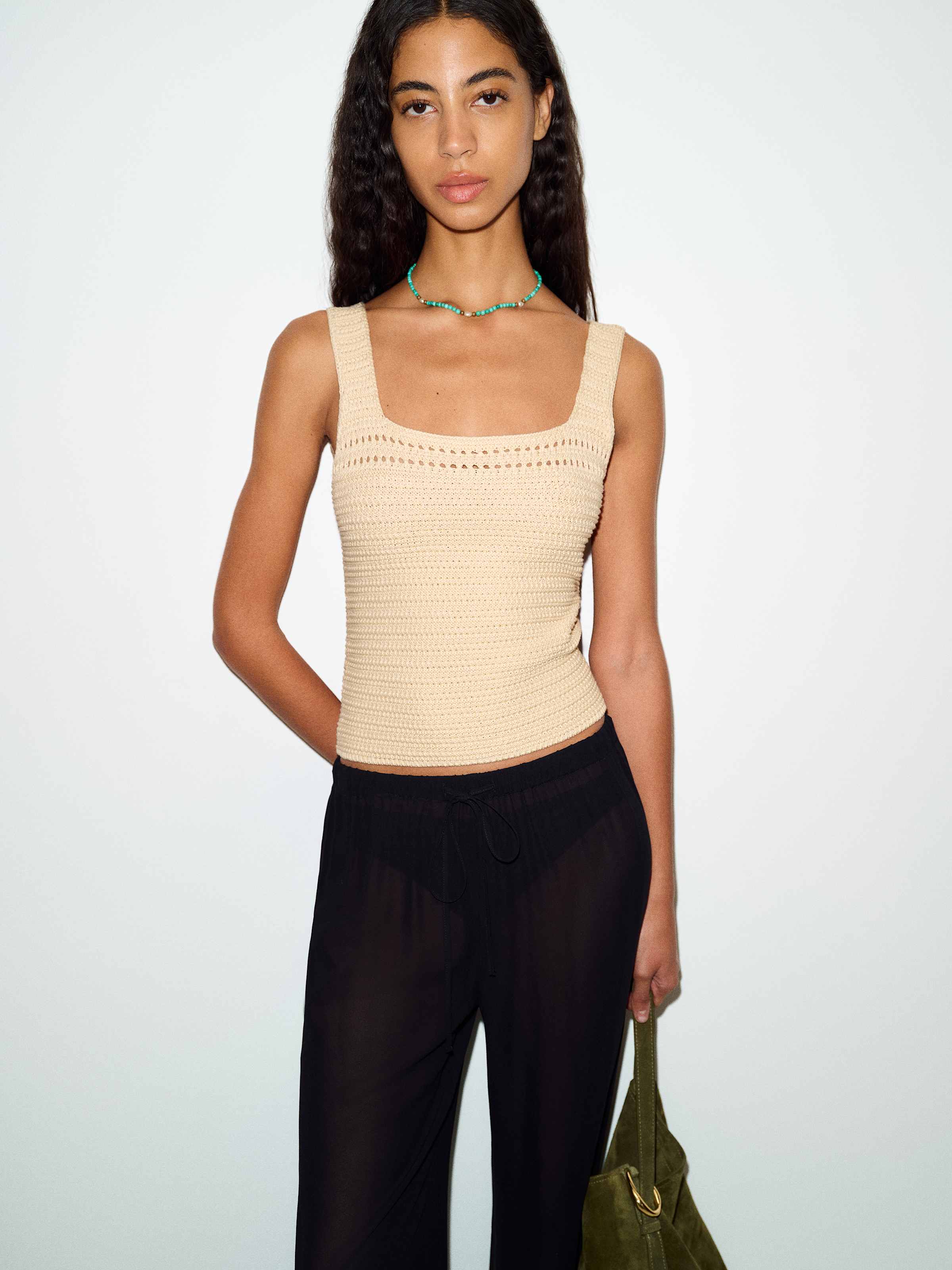 Azara Cotton Sweater Tank - thumbnail 6