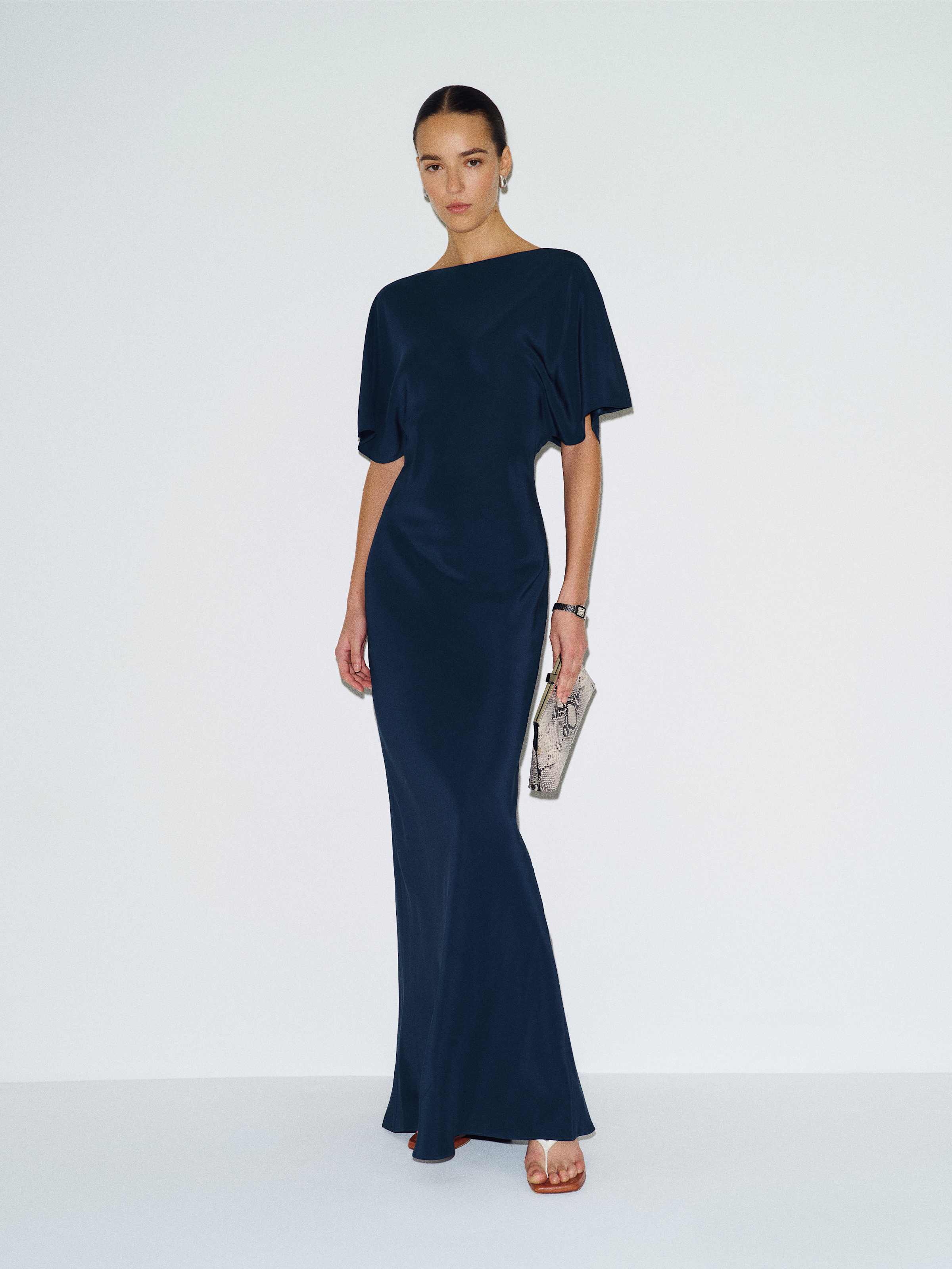 Caila Silk Dress - thumbnail 4