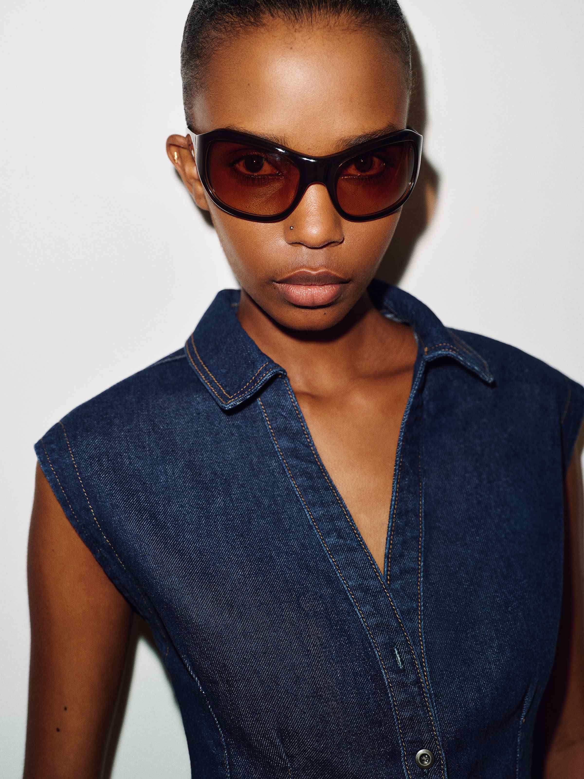 Veronica Denim Top - thumbnail 4
