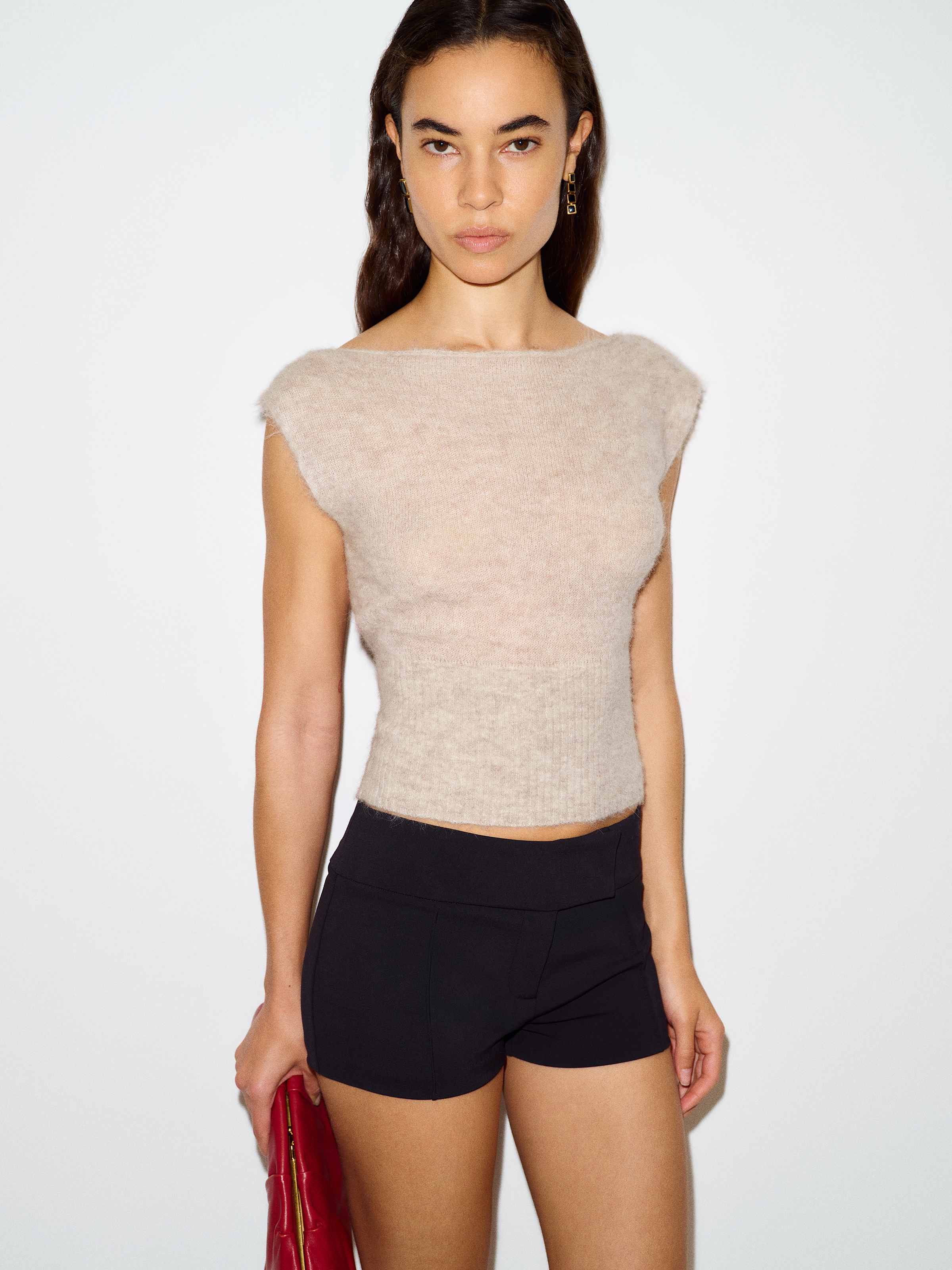 Rhiannon Sheer Alpaca Sweater Top - thumbnail 2