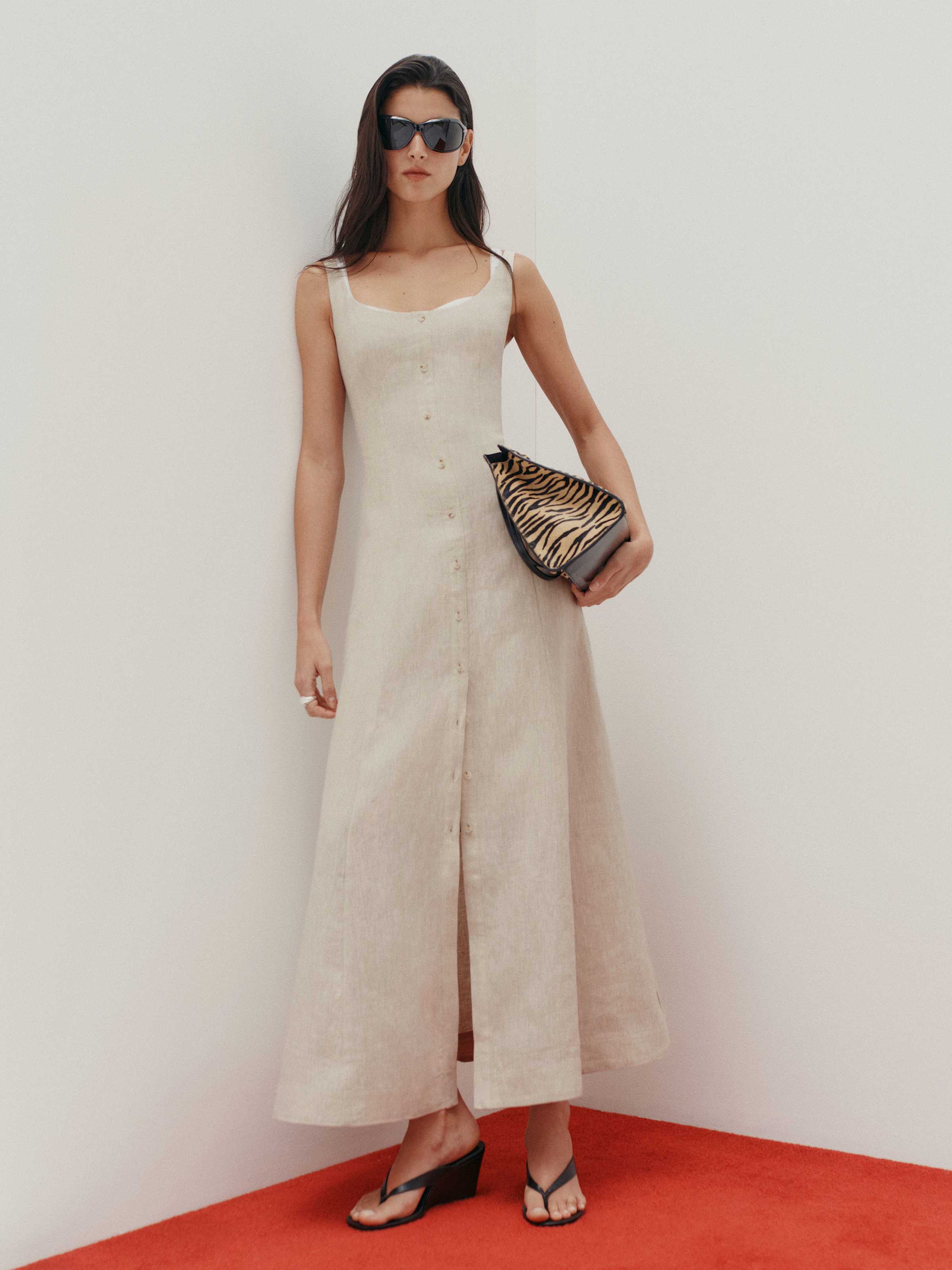 Fraise Linen Dress - thumbnail 2