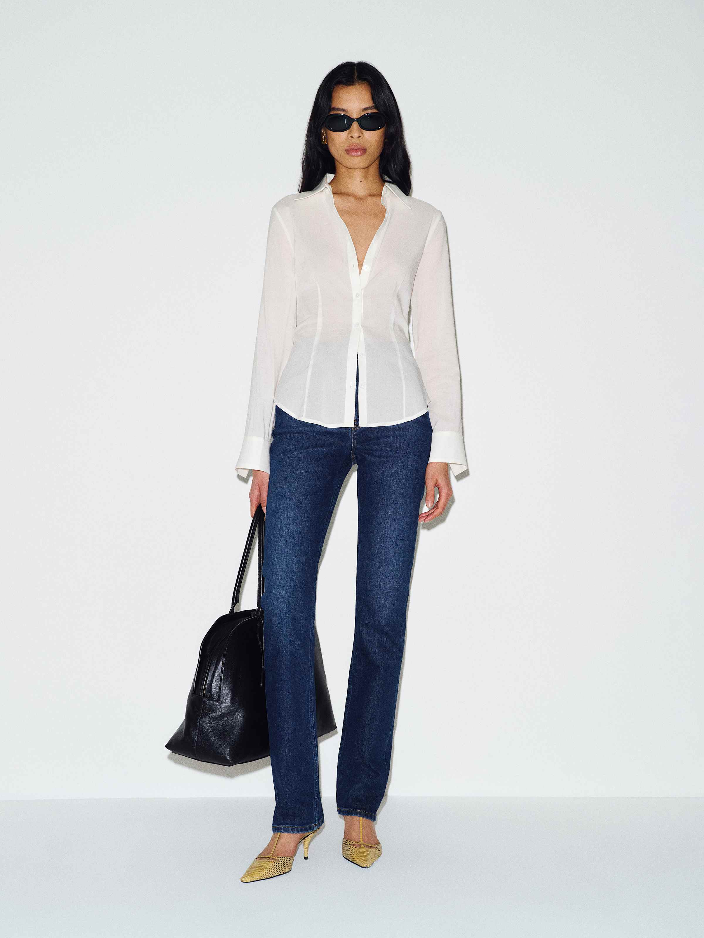 Raya Fitted Voile Shirt - thumbnail 10