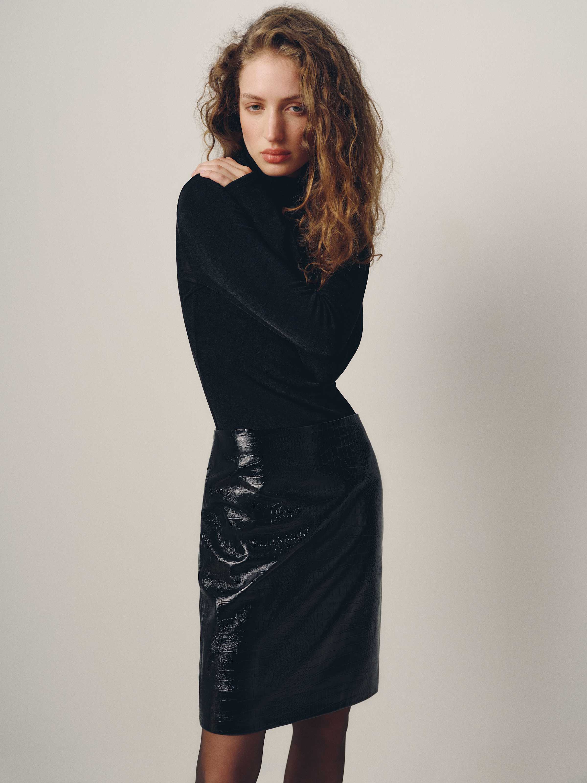 Veda Elle Leather Skirt - thumbnail 2