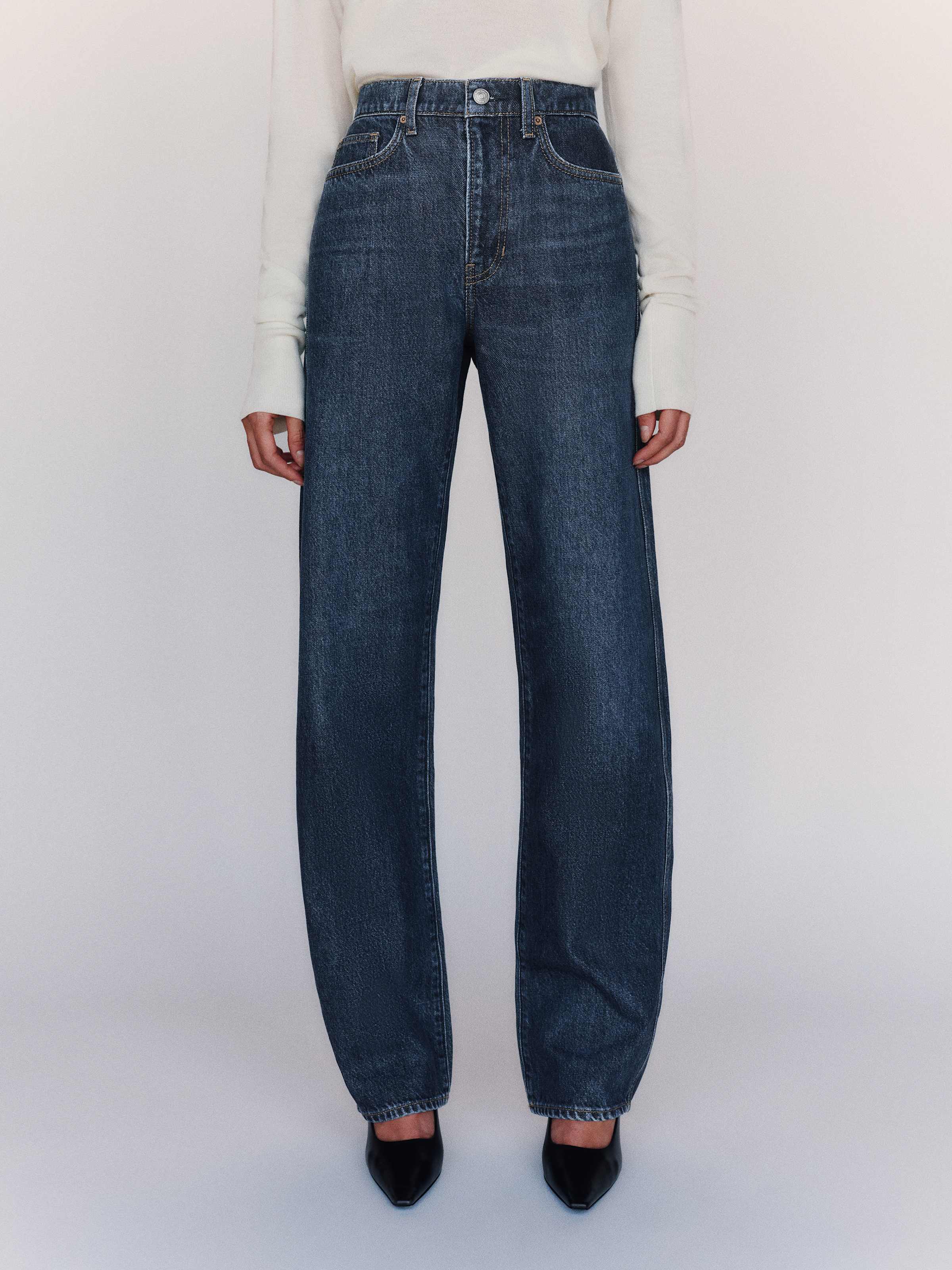 Gina High Rise Bow Leg Jeans - thumbnail 4