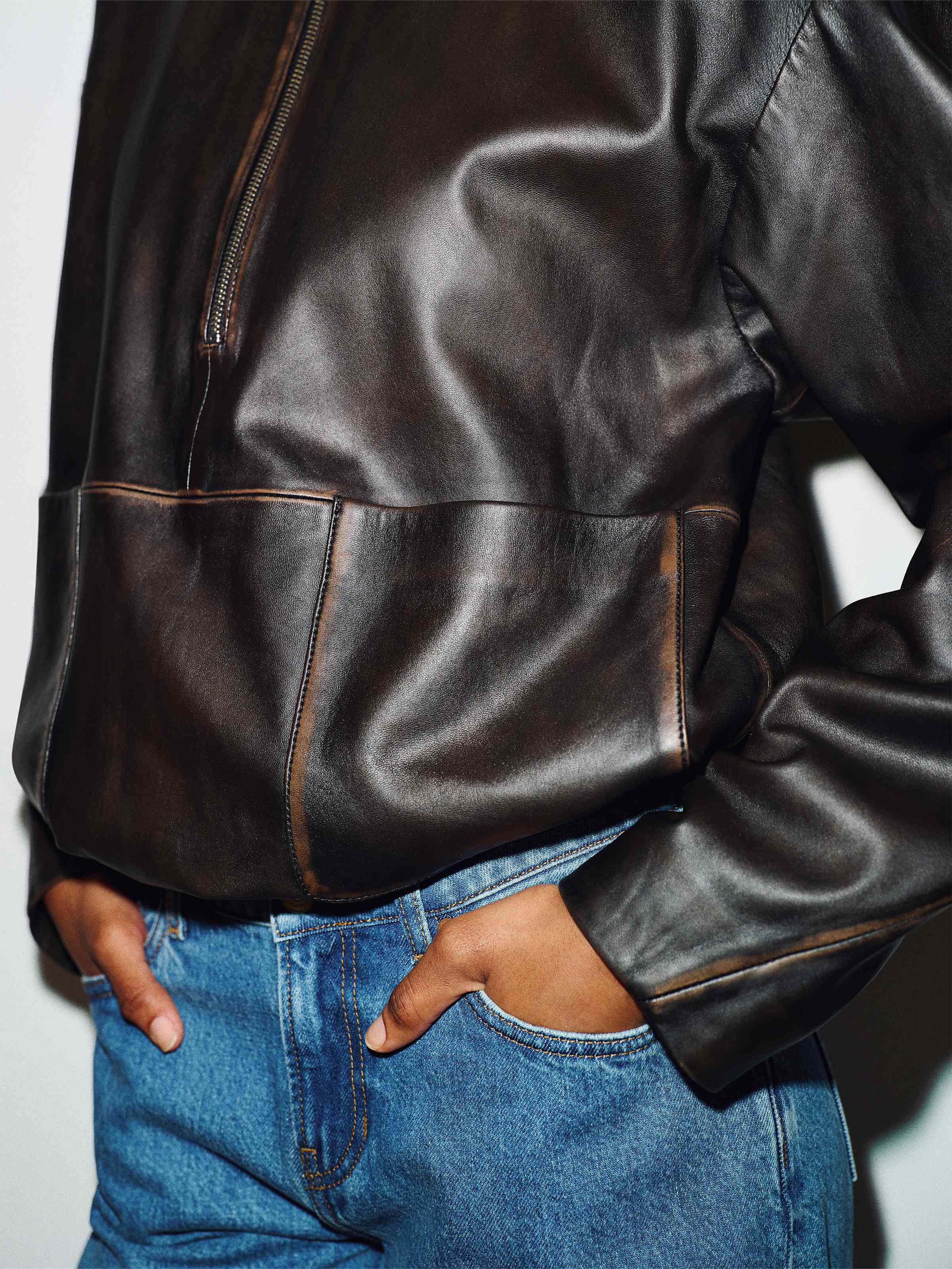Veda Collins Leather Anorak - thumbnail 6